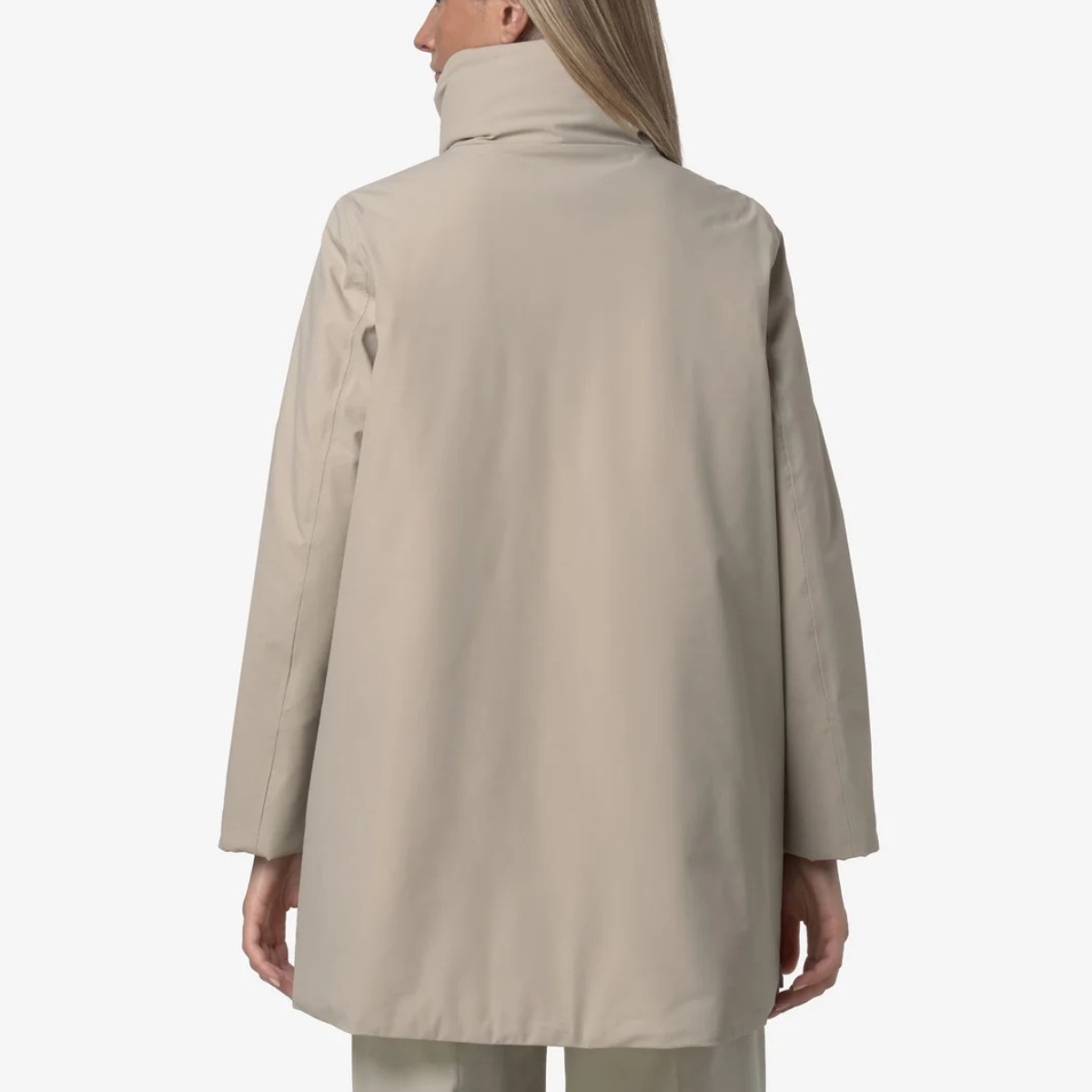 K-Way Giacca di Media Lunghezza Marla ST Warm Donna Beige Cashmere