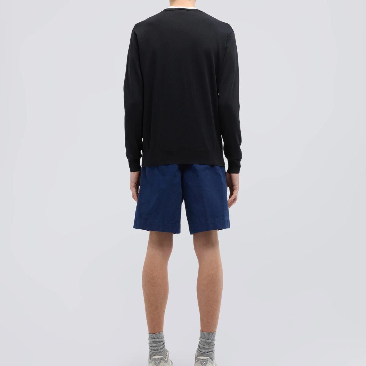 Aspesi Maglia a Girocollo in Cotone Uomo Nero