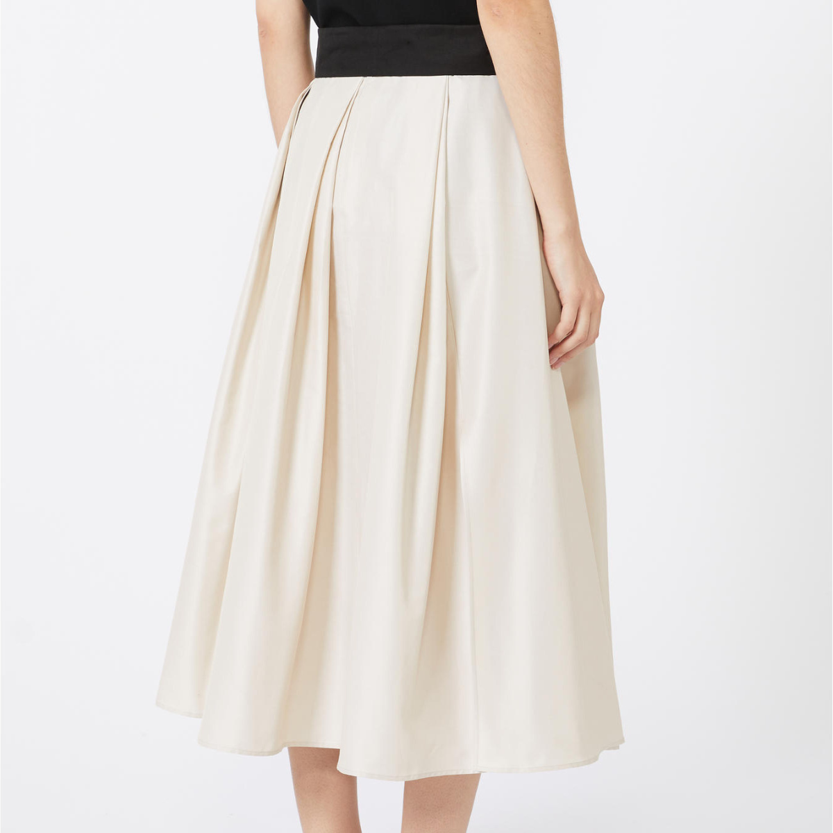 Max Mara Gonna in Twill di Misto Cotone SMMBaschi Donna Naturale