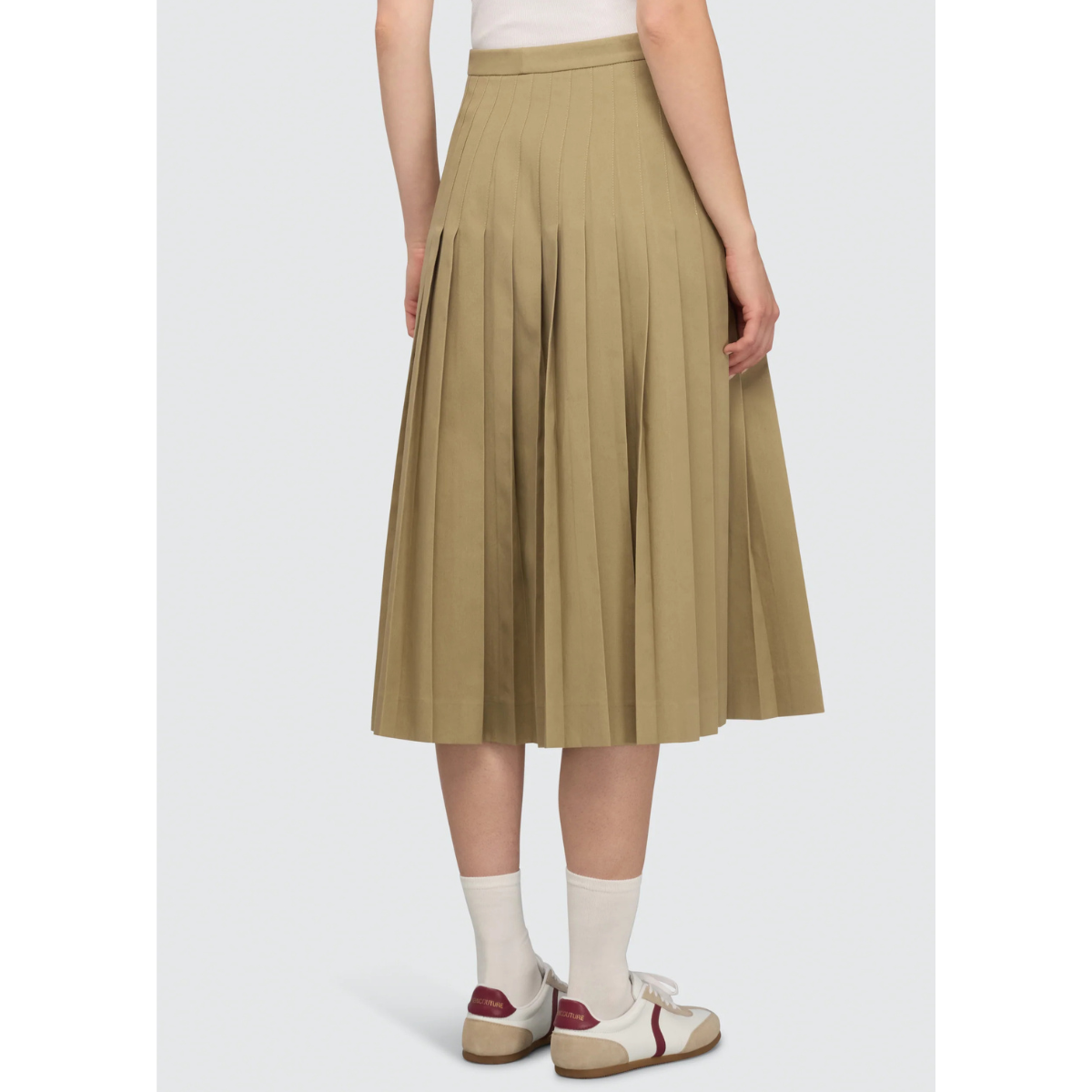 Semicouture Gonna in Cotone Pabla Donna Felce