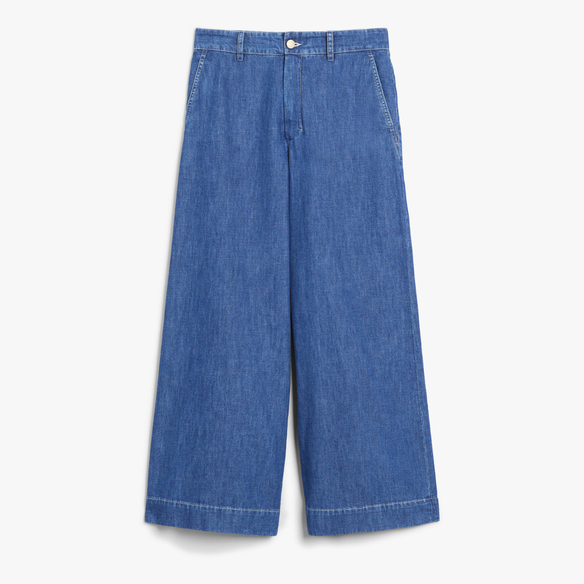 Max Mara Pantalone in Denim Donna Paul Bluette