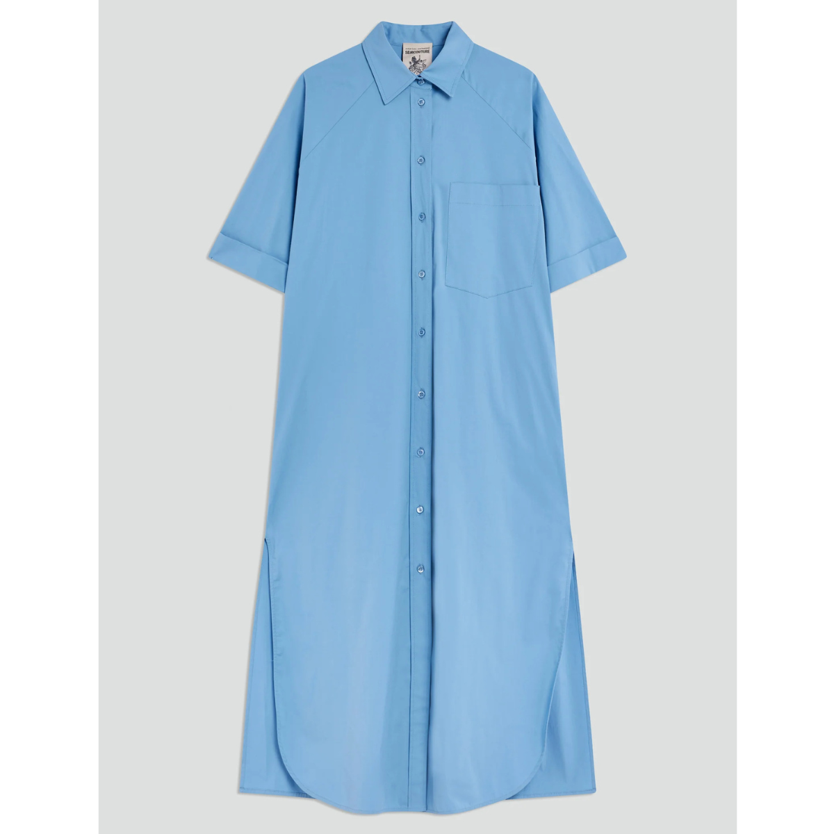 Semicouture Abito in Cotone Donna Ludovica Honolulu