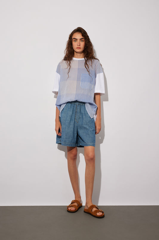 Semicouture Short in Cotone Laura Donna