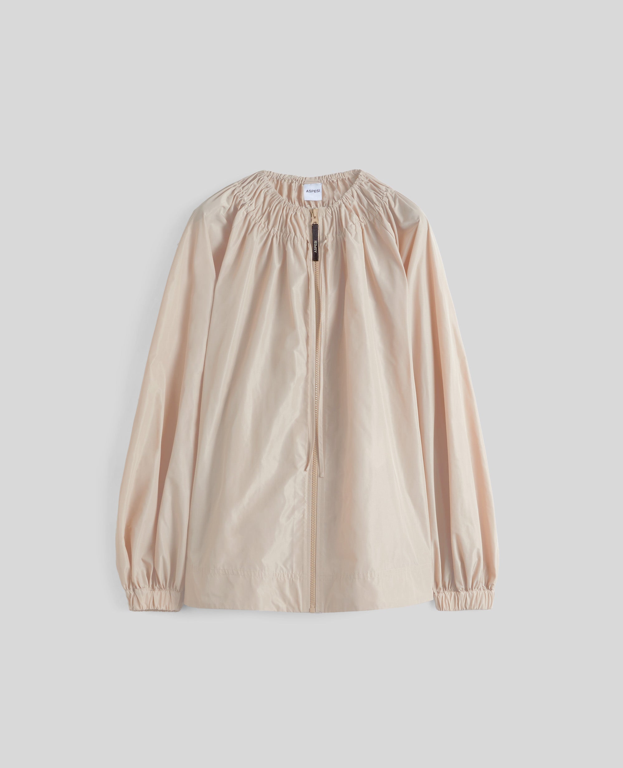 Aspesi Giubbetto in Poliestere con Zip Rosalin Donna Beige