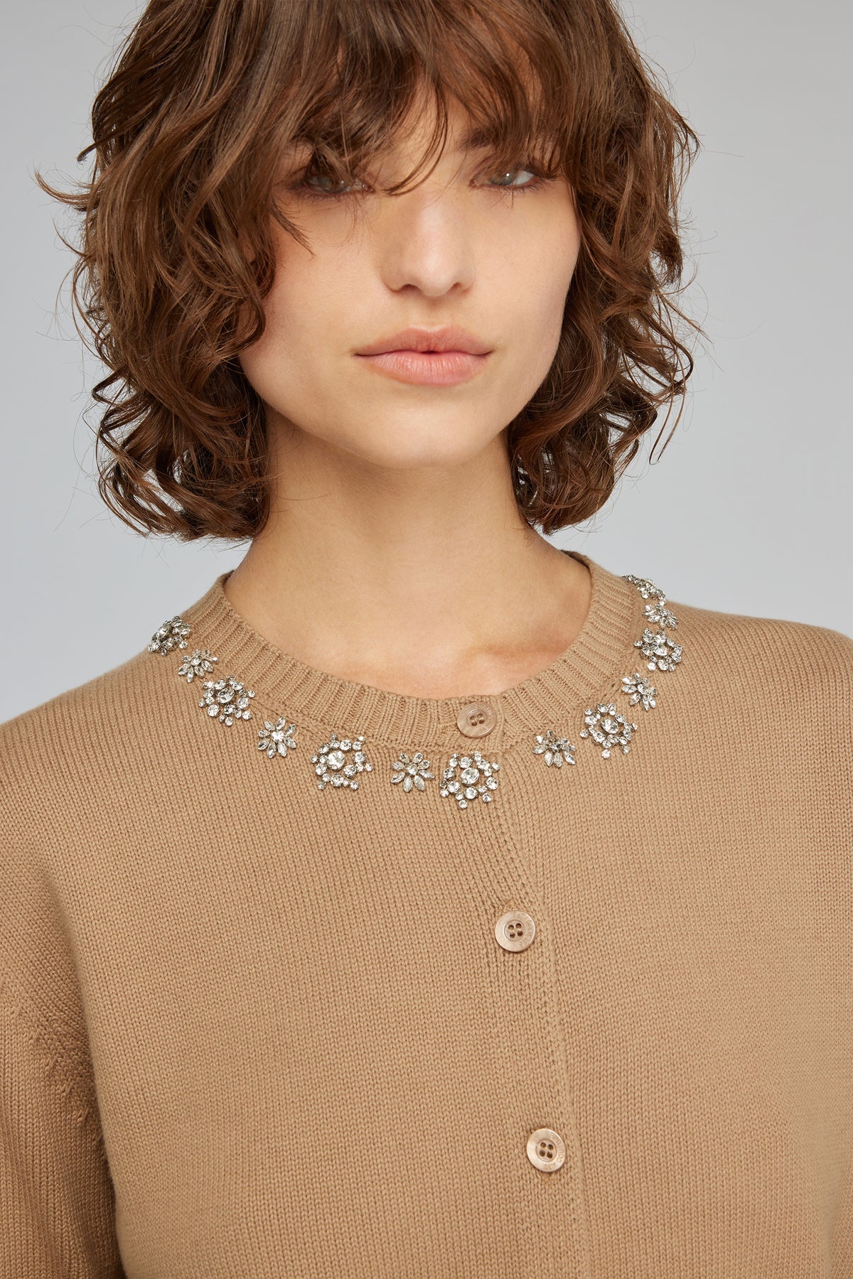 Semicouture Cardigan in Cotone Donna Petra Midnight