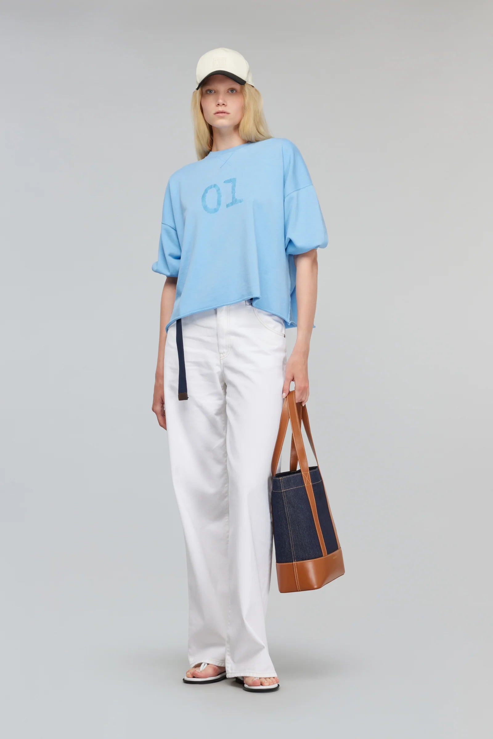 Semicouture Felpa in Cotone Donna Maria Nero