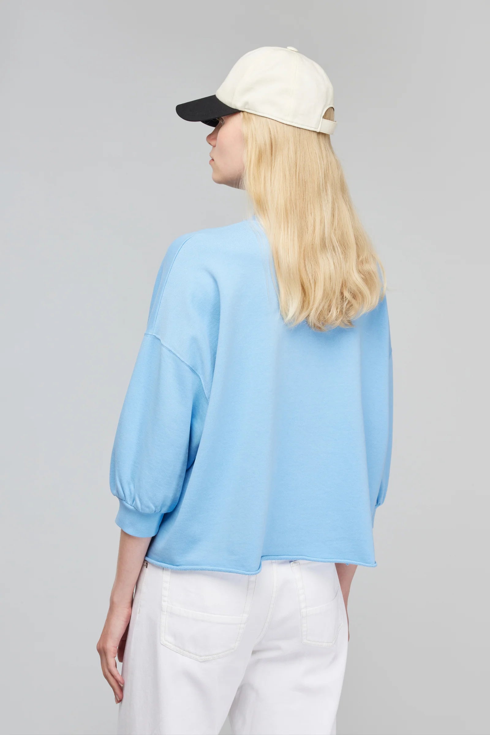 Semicouture Felpa in Cotone Donna Maria Nero