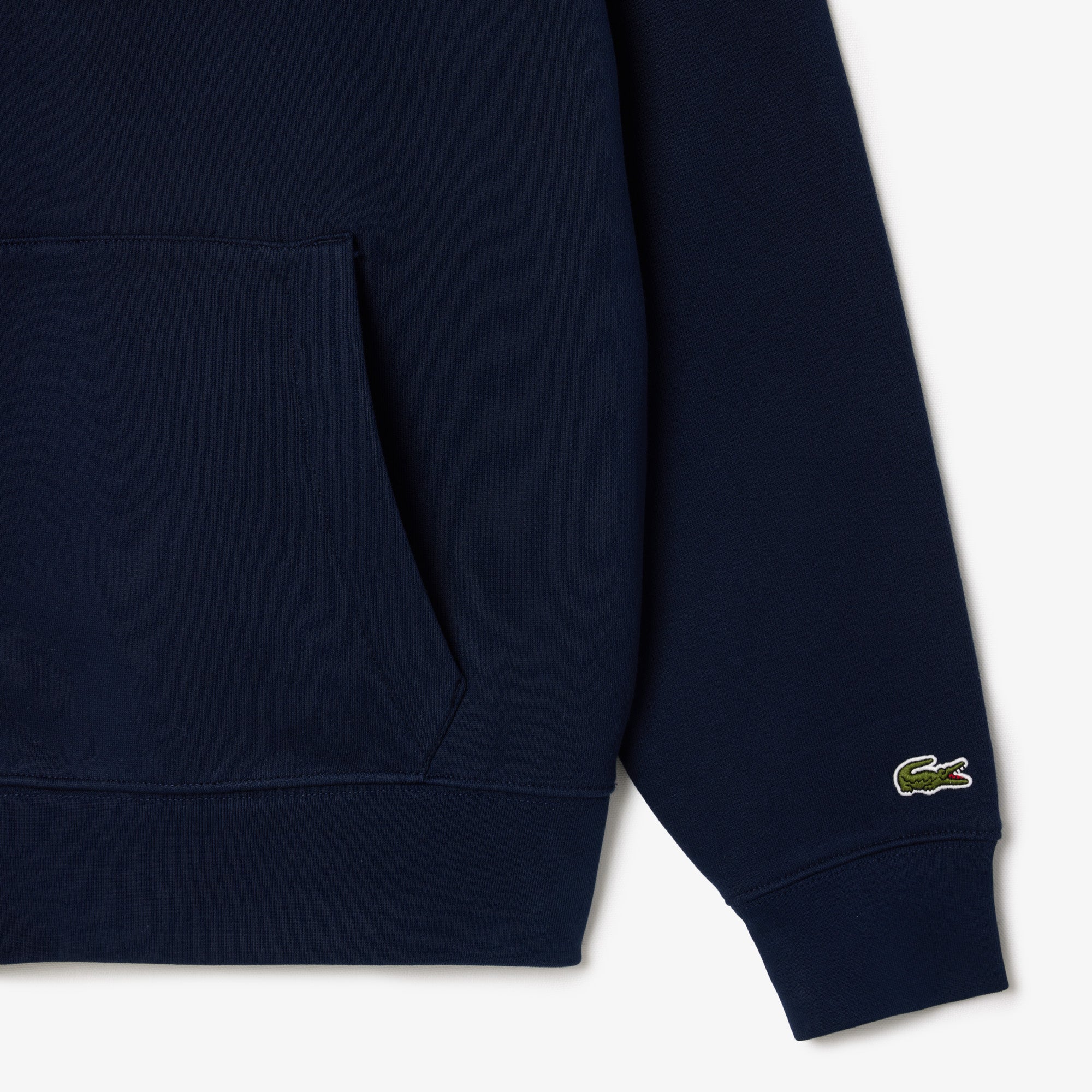 Lacoste Felpa in Cotone con Cappuccio Unisex SH2740 Blu Navy