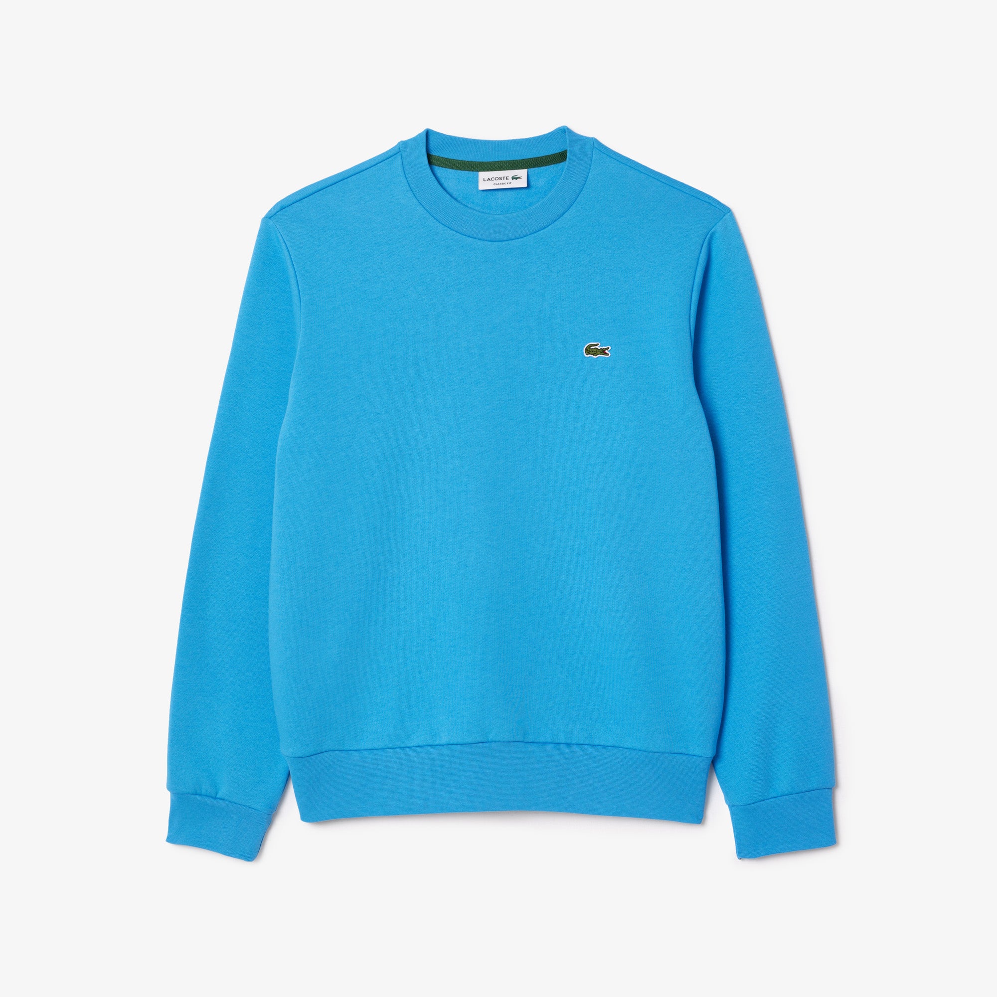 Lacoste Felpa in Cotone e Pile Unisex SH9608 Azzurro