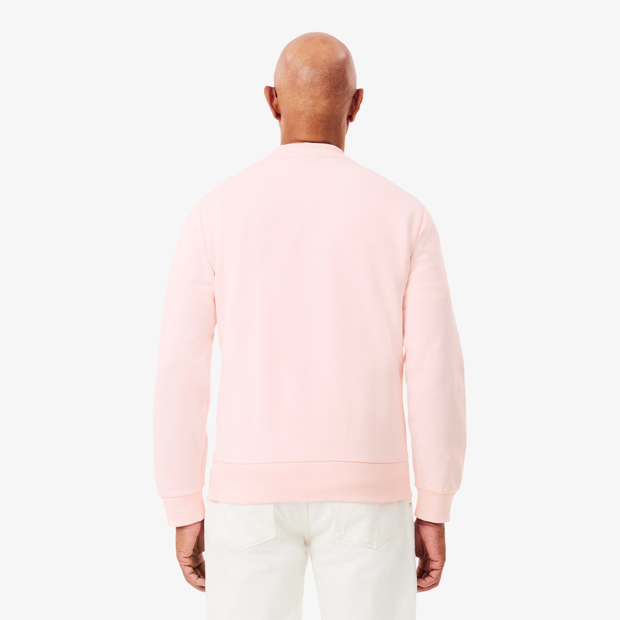 Lacoste Felpa in Cotone Unisex SH9801 Rosa Chiaro