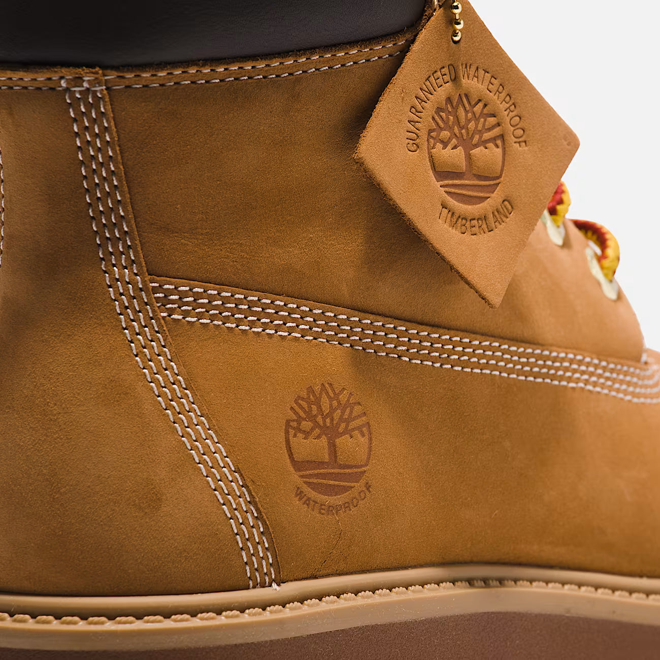 Timberland Stivale Impermeabile con Plateau Stone Street 6 Inch Donna Giallo