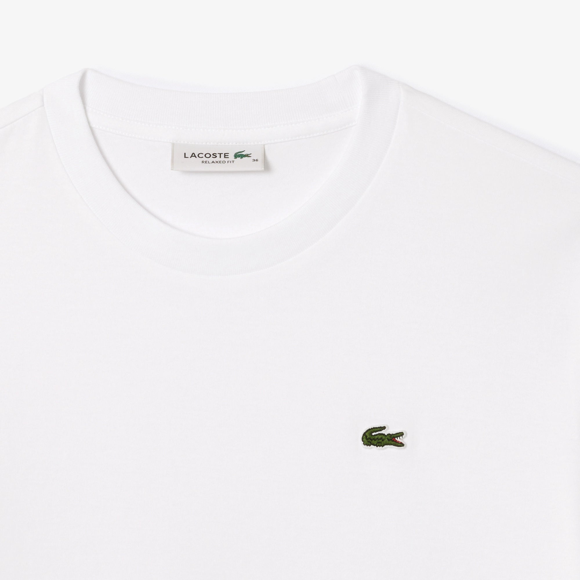 Lacoste T-Shirt in Cotone Donna TF7215 Bianco