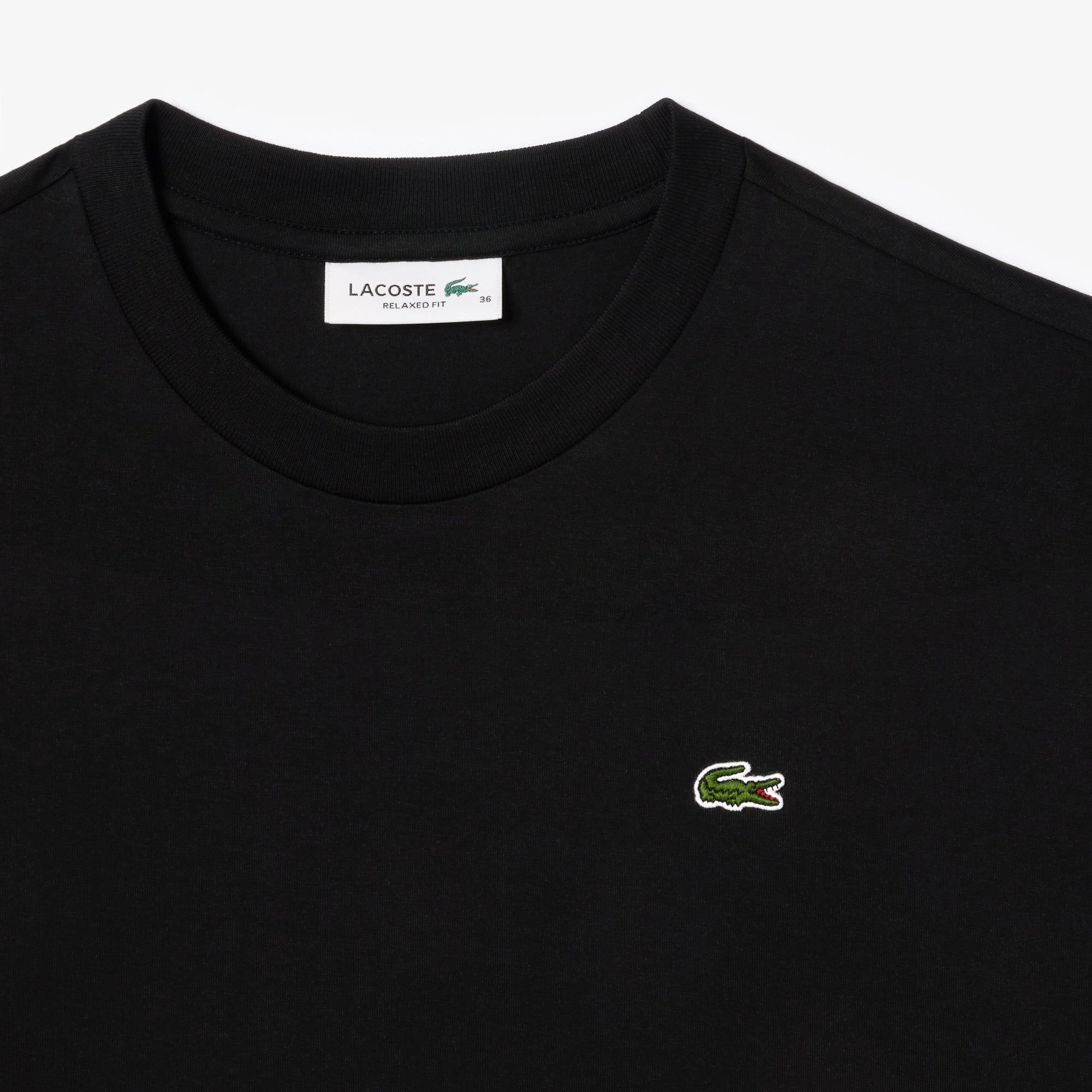Lacoste T-Shirt in Cotone Donna TF7215 Nero