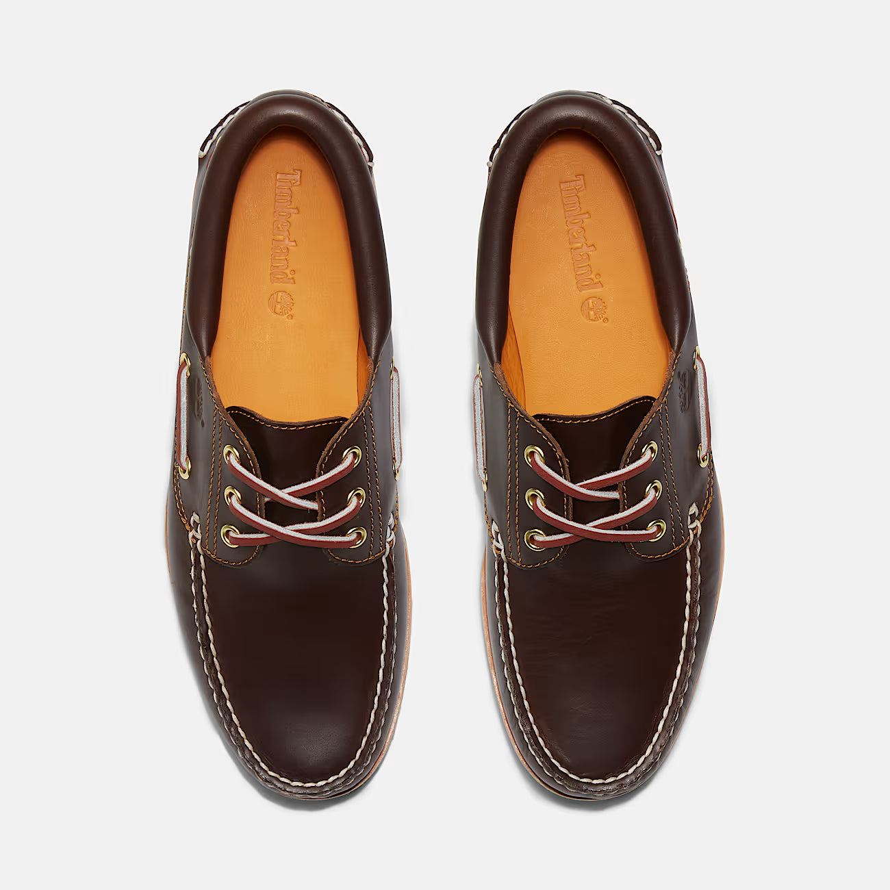 Timberland Scarpa da Barca Authentic 3 Eye Lug Uomo Marrone