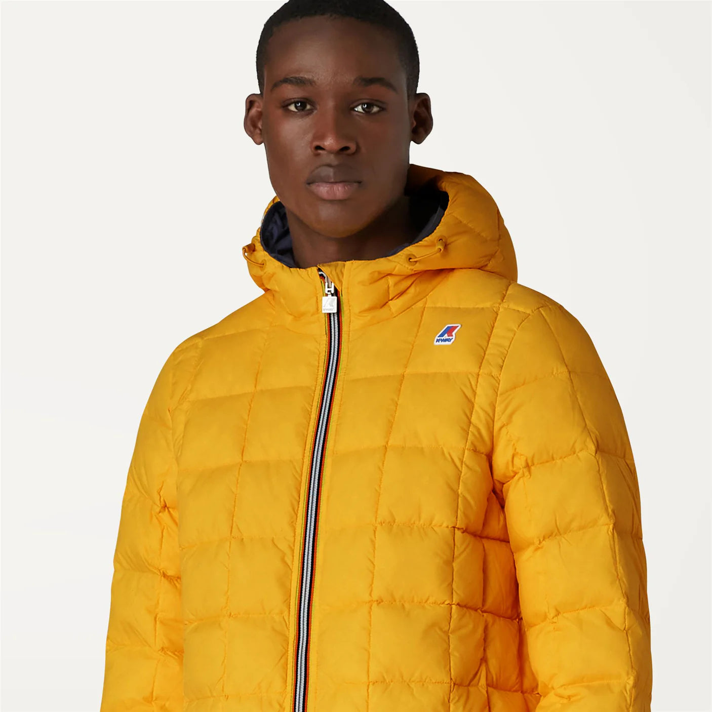 K-Way Giacca Corta Uomo Jaques Thermo Plus.2 Double Blue Depth Yellow
