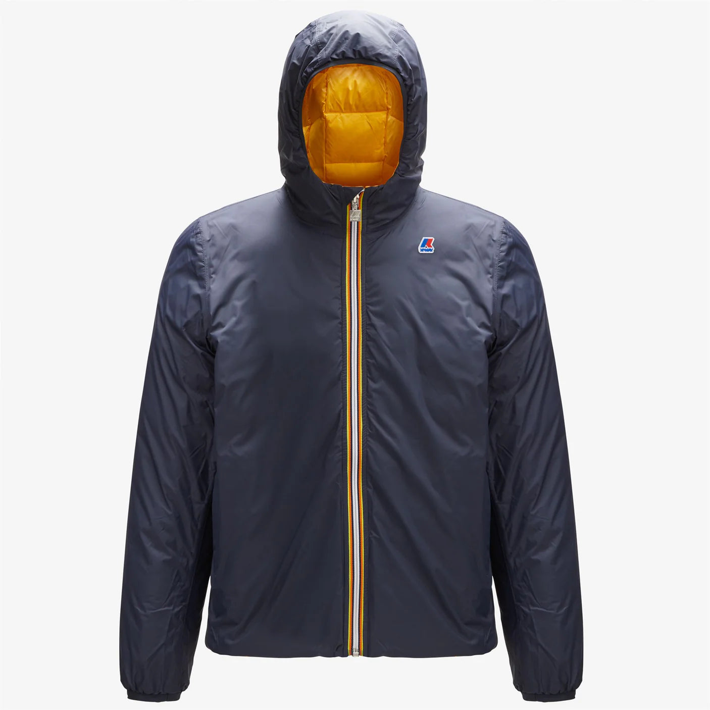 K-Way Giacca Corta Uomo Jaques Thermo Plus.2 Double Blue Depth Yellow