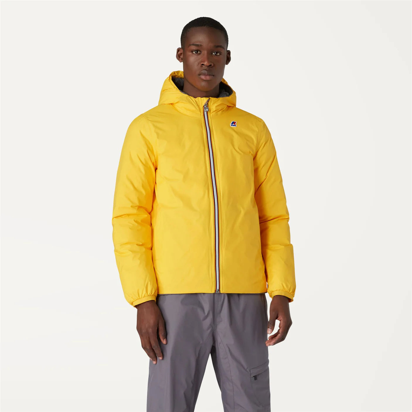 K-Way Giacca Corta Uomo Jaques Thermo Plus Double Yellow F - Green A