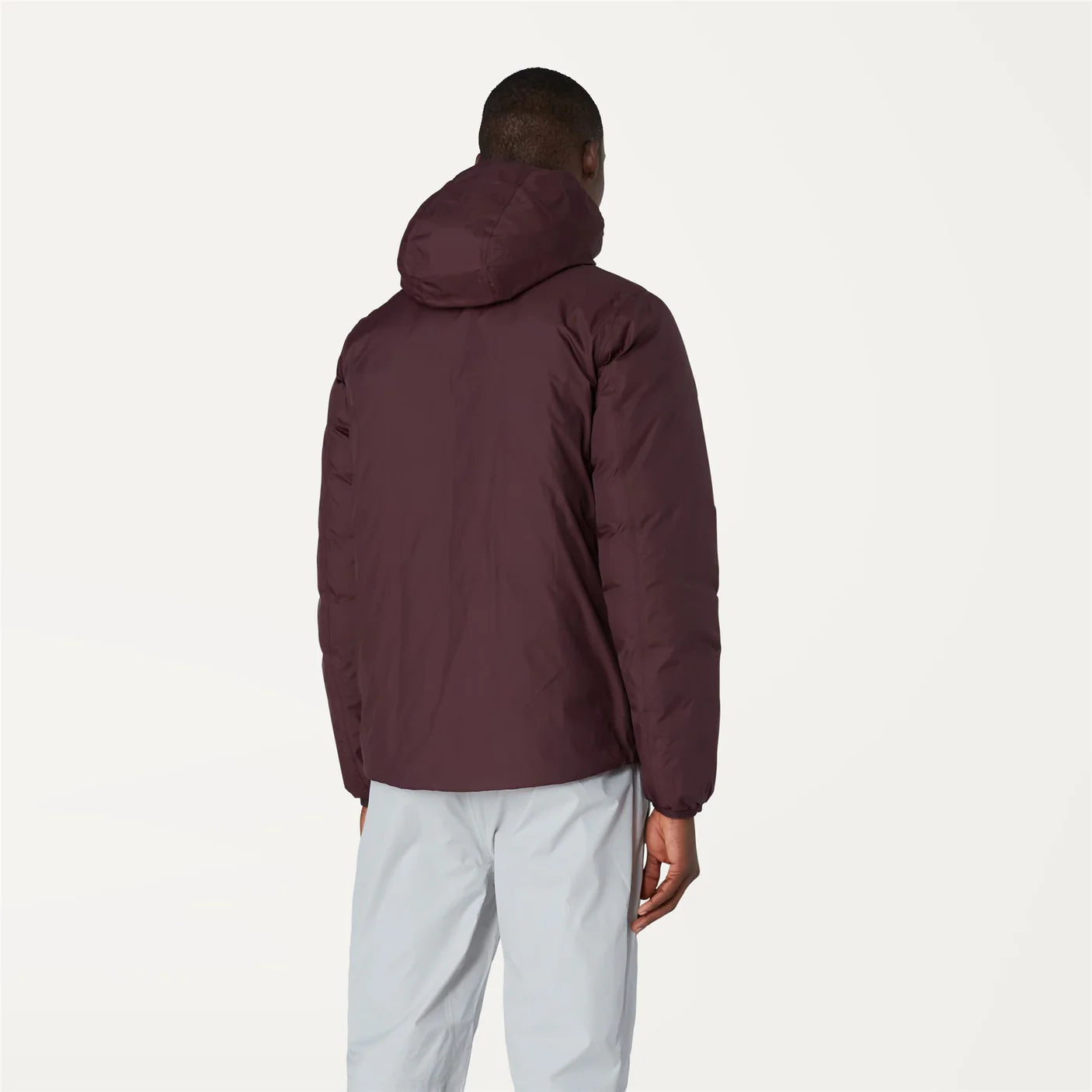 K-Way Giacca Corta Uomo Jaques Thermo Plus Double Brown D, Grey A