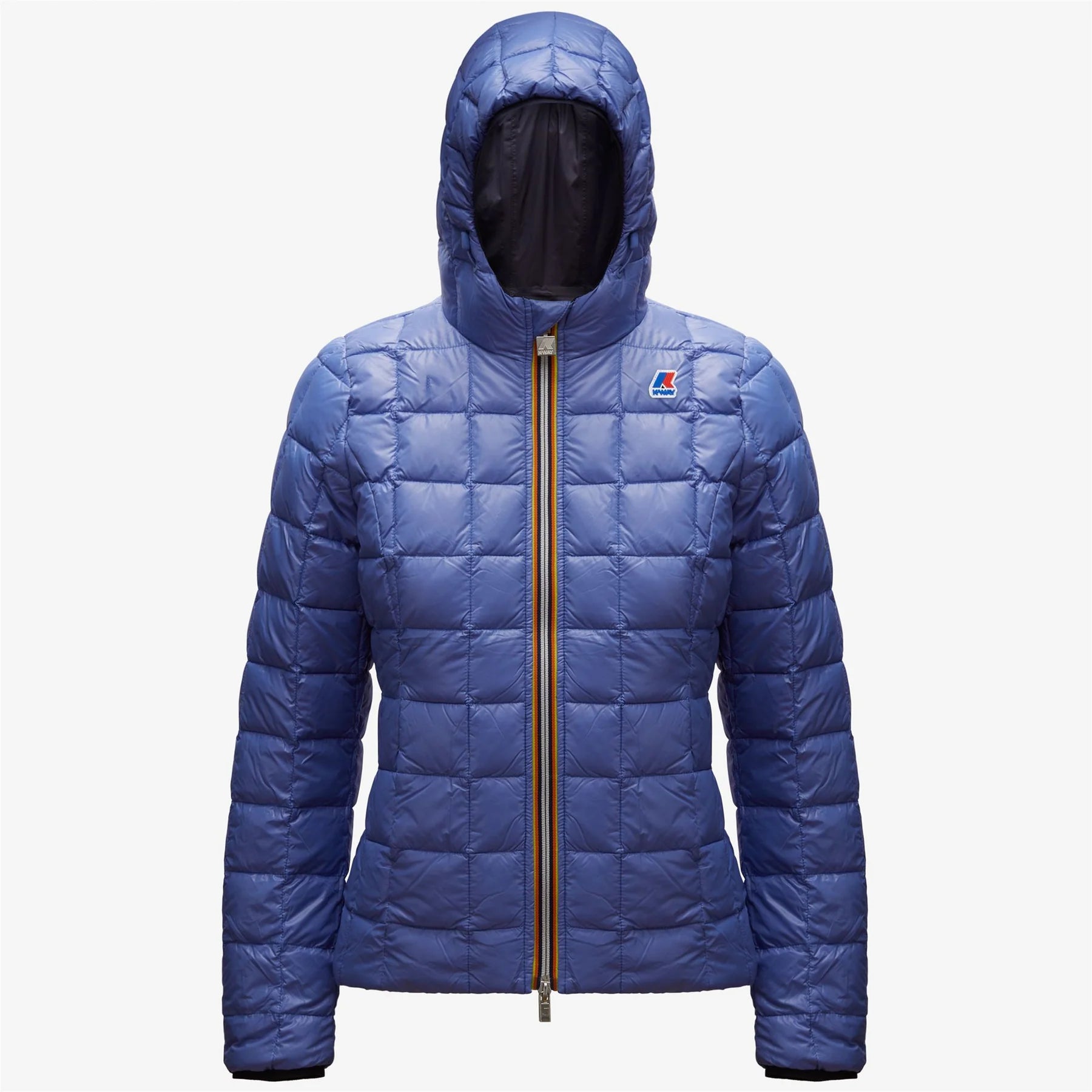 K-Way Giacca Corta Donna Lily Thermo Plus 2. Double Blu e Azzurro
