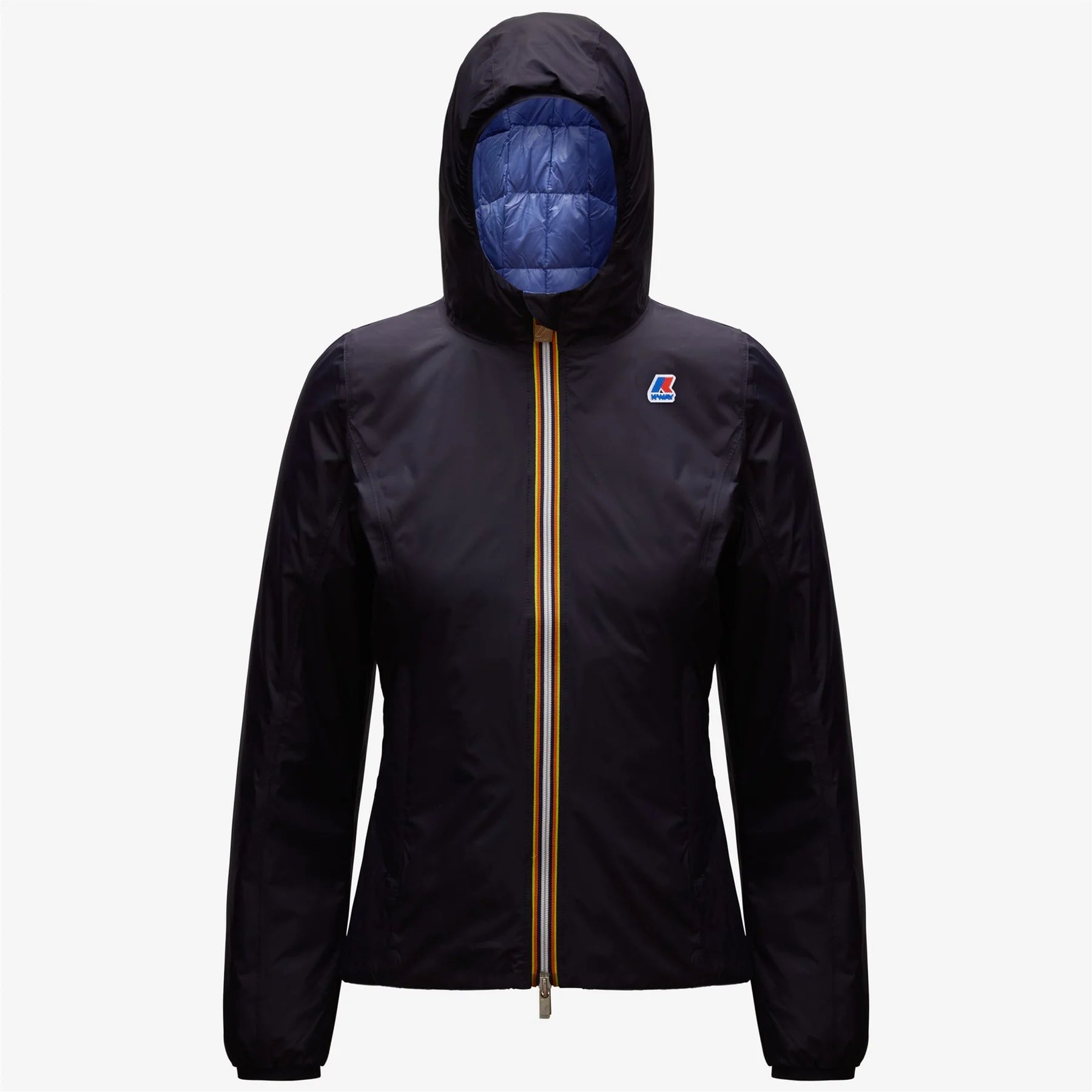 K-Way Giacca Corta Donna Lily Thermo Plus 2. Double Blu e Azzurro