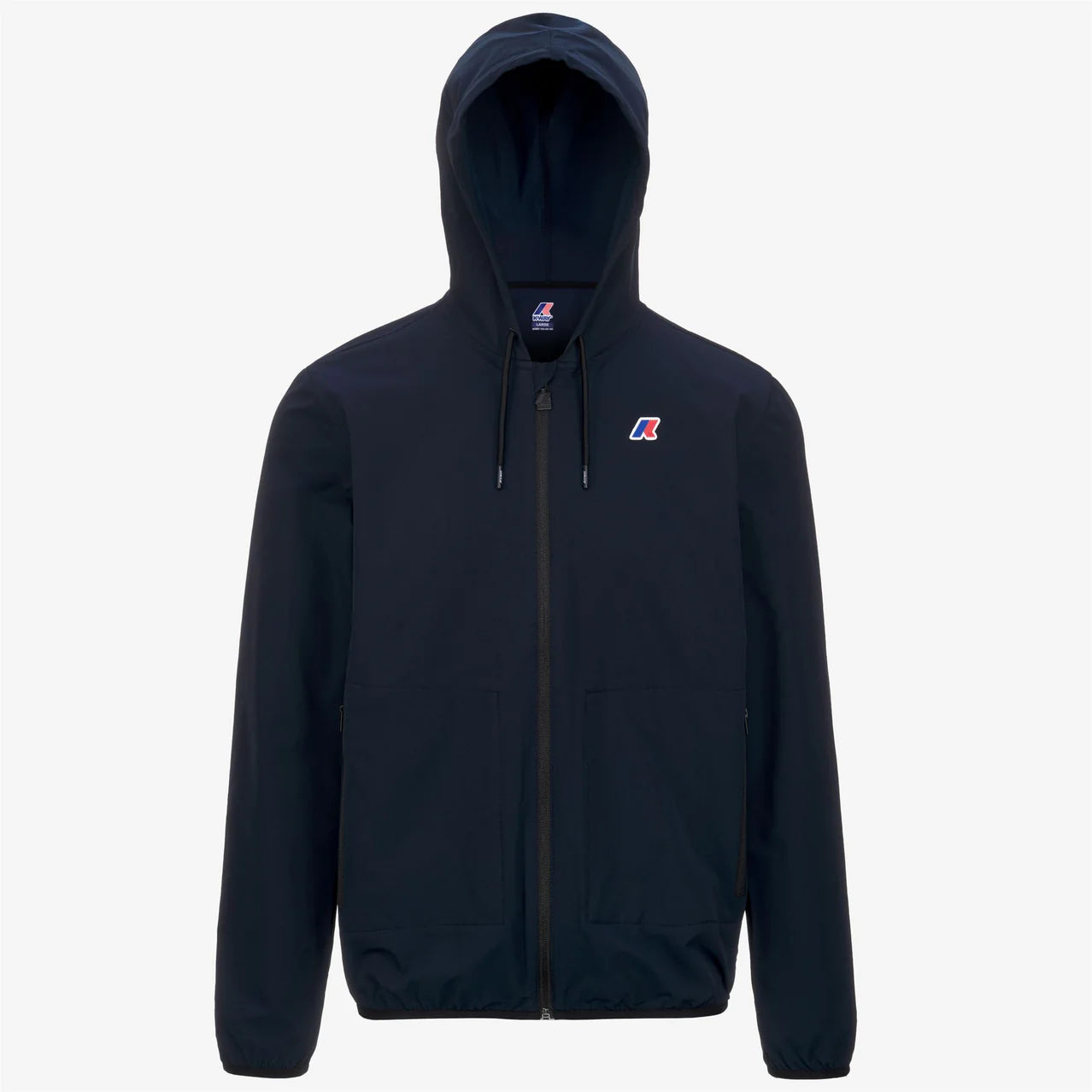 K-Way Felpa in Misto Cotone Antigoccia Unisex Jourdan Travel Blue Depth