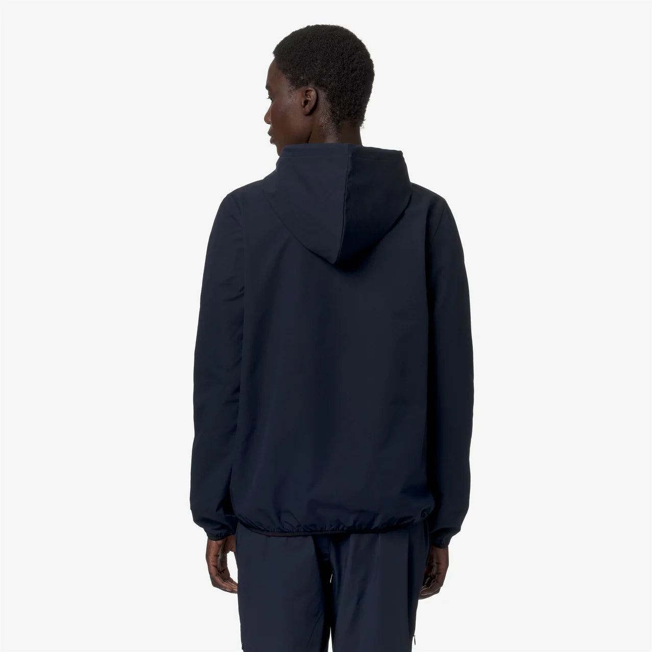 K-Way Felpa in Misto Cotone Antigoccia Unisex Jourdan Travel Blue Depth