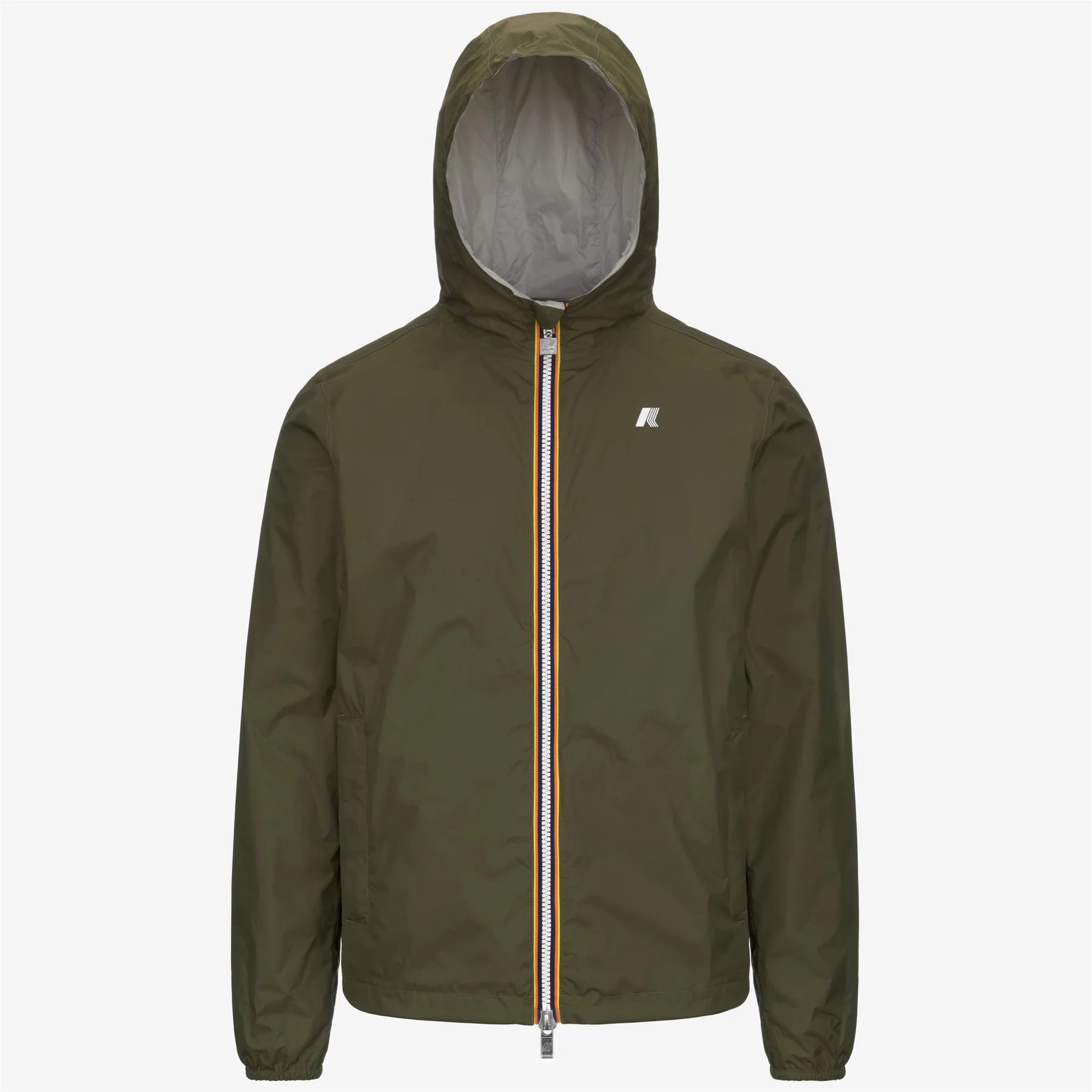K-Way Giacca Uomo Con Cappuccio Modello K3118TW Taglia M - Colore Verde, Autunno/Inverno