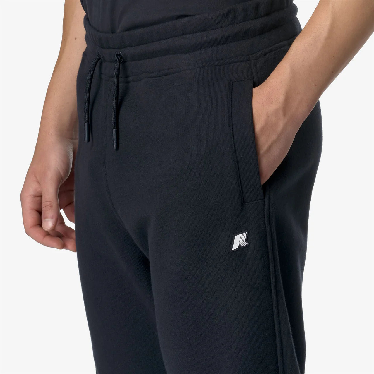 K-Way Pantalone con Vita Regolabile Mickyel Heavy Fleece Uomo Blue Depth