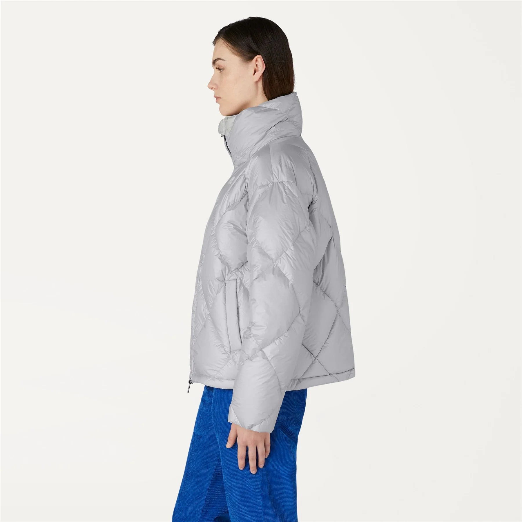 K-Way Giacca Corta Donna Imelda Heavy Quilted Metal