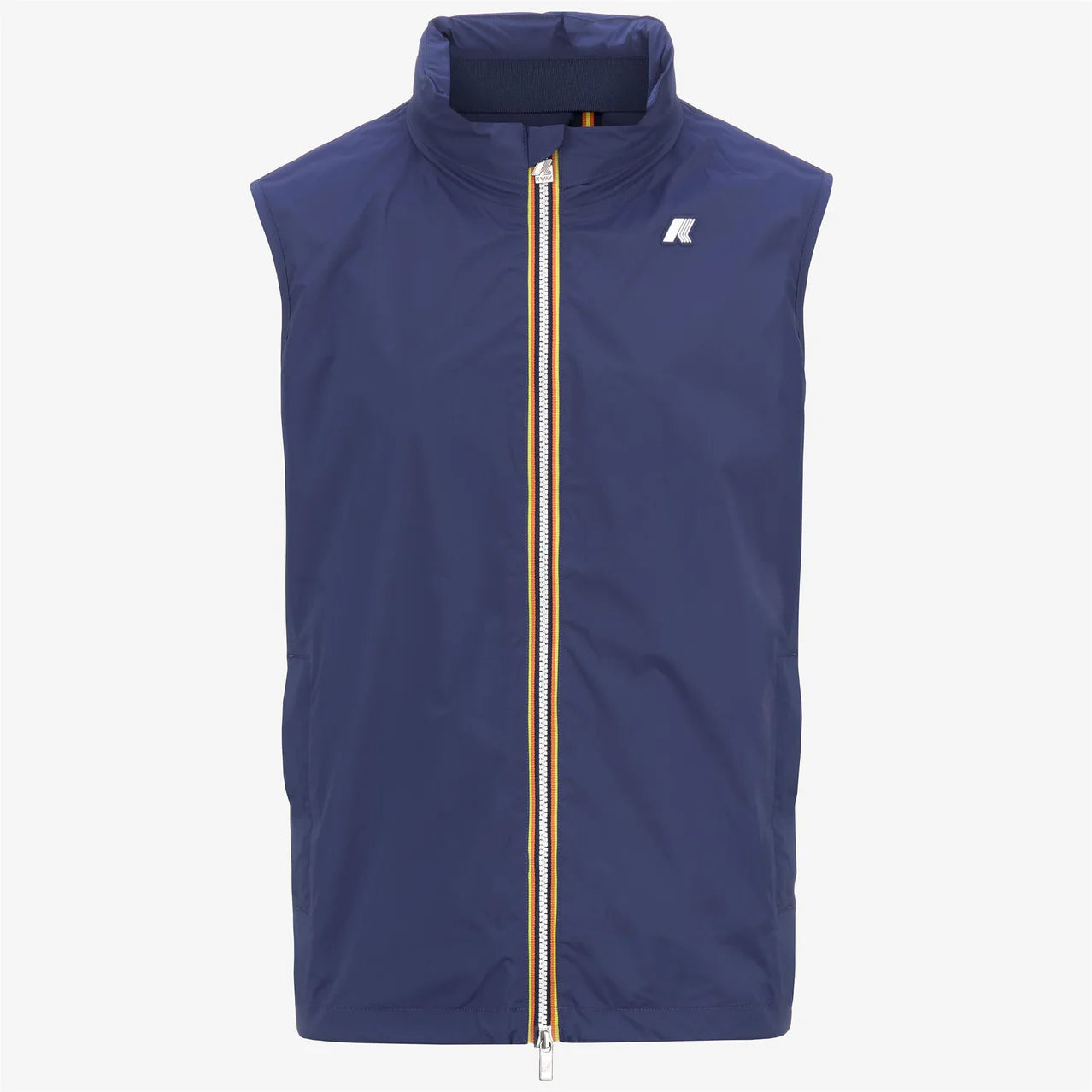 K-Way Gilet Uomo Valen Stretch Nylon Jersey Blue Deep Cobalt