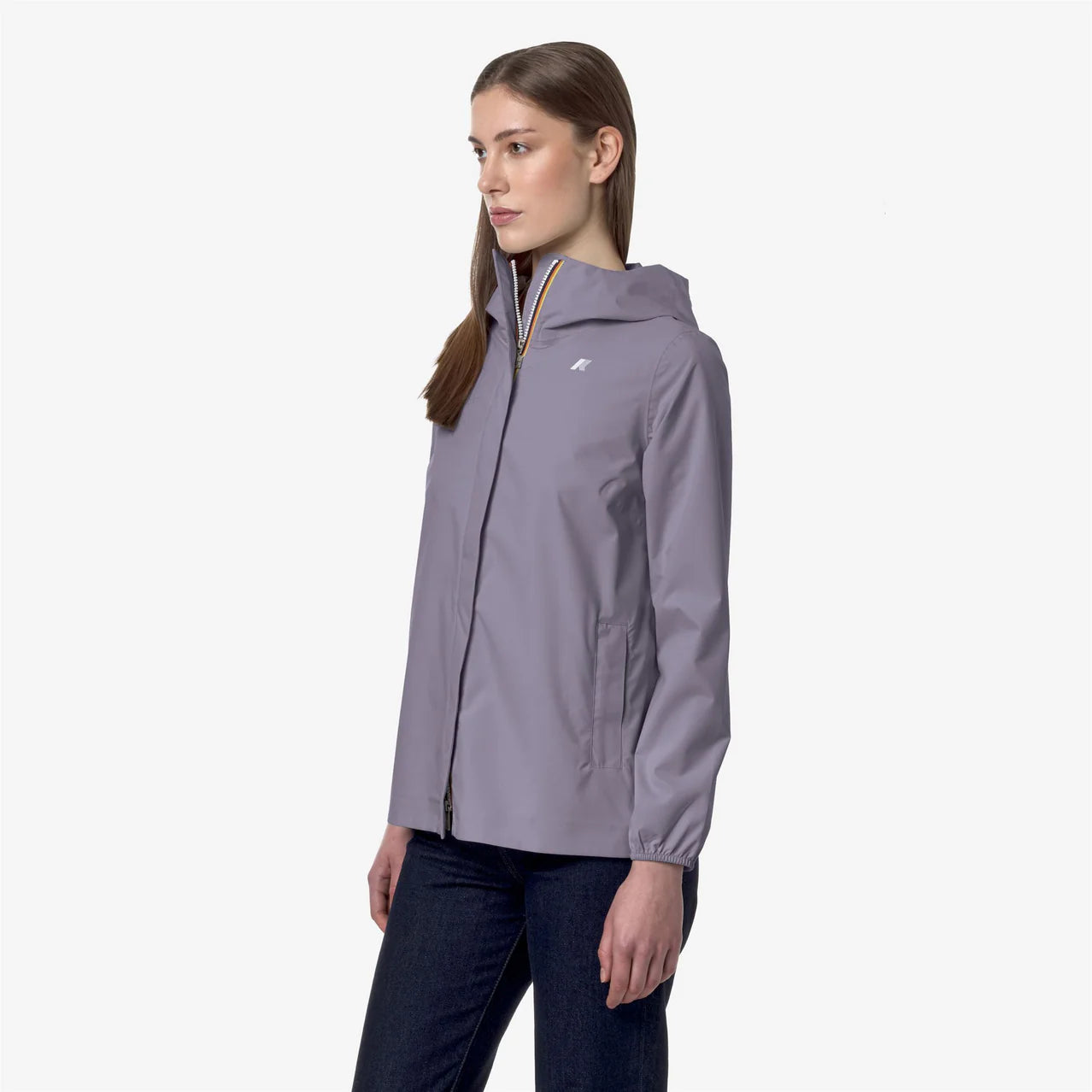 K-Way Giubbetto in Poliestere Marguerite Stretch Donna Violet Glicine