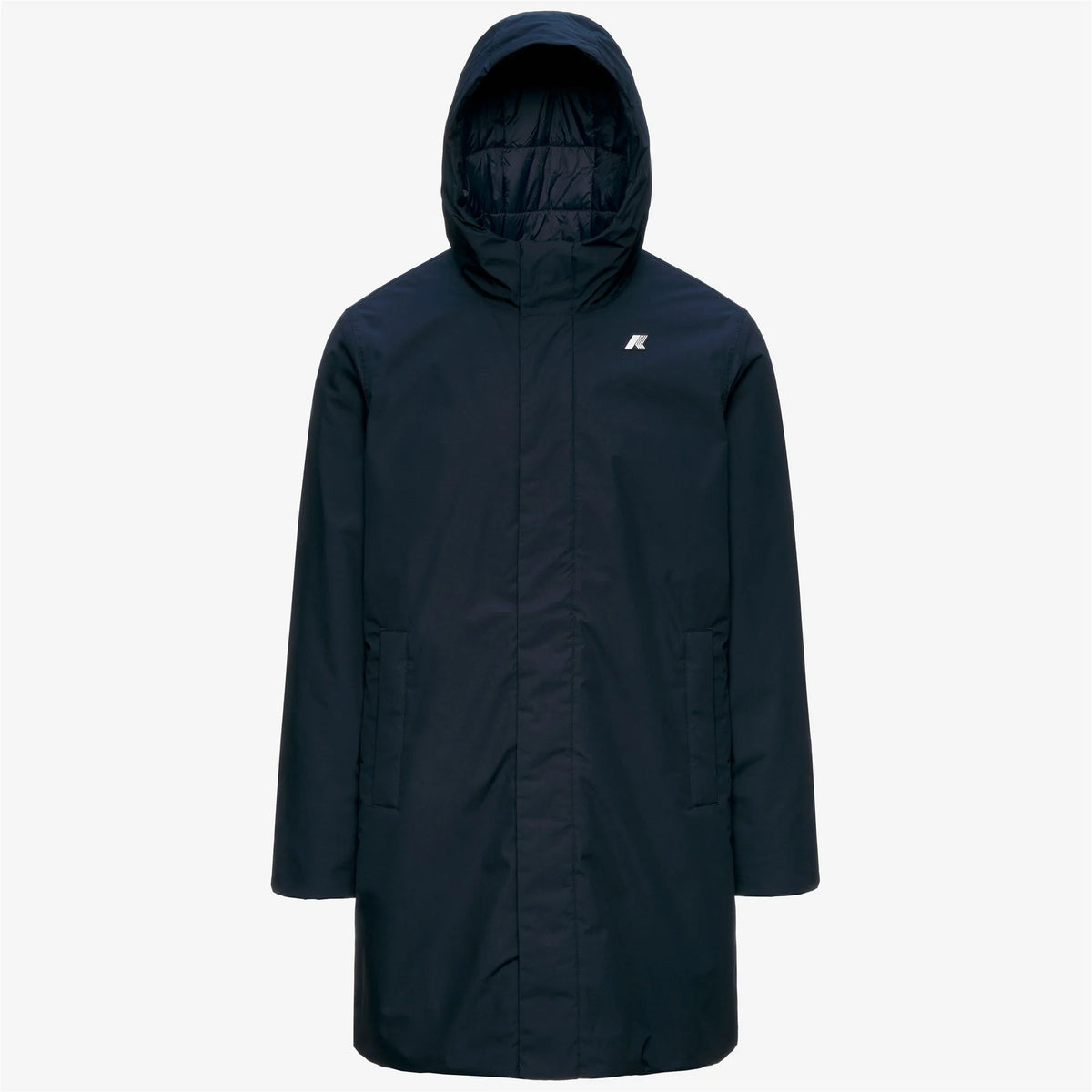 K-Way Giacca Imbottita e Impermeabile Thomas Warm Micro Canvas Uomo Blue Depth