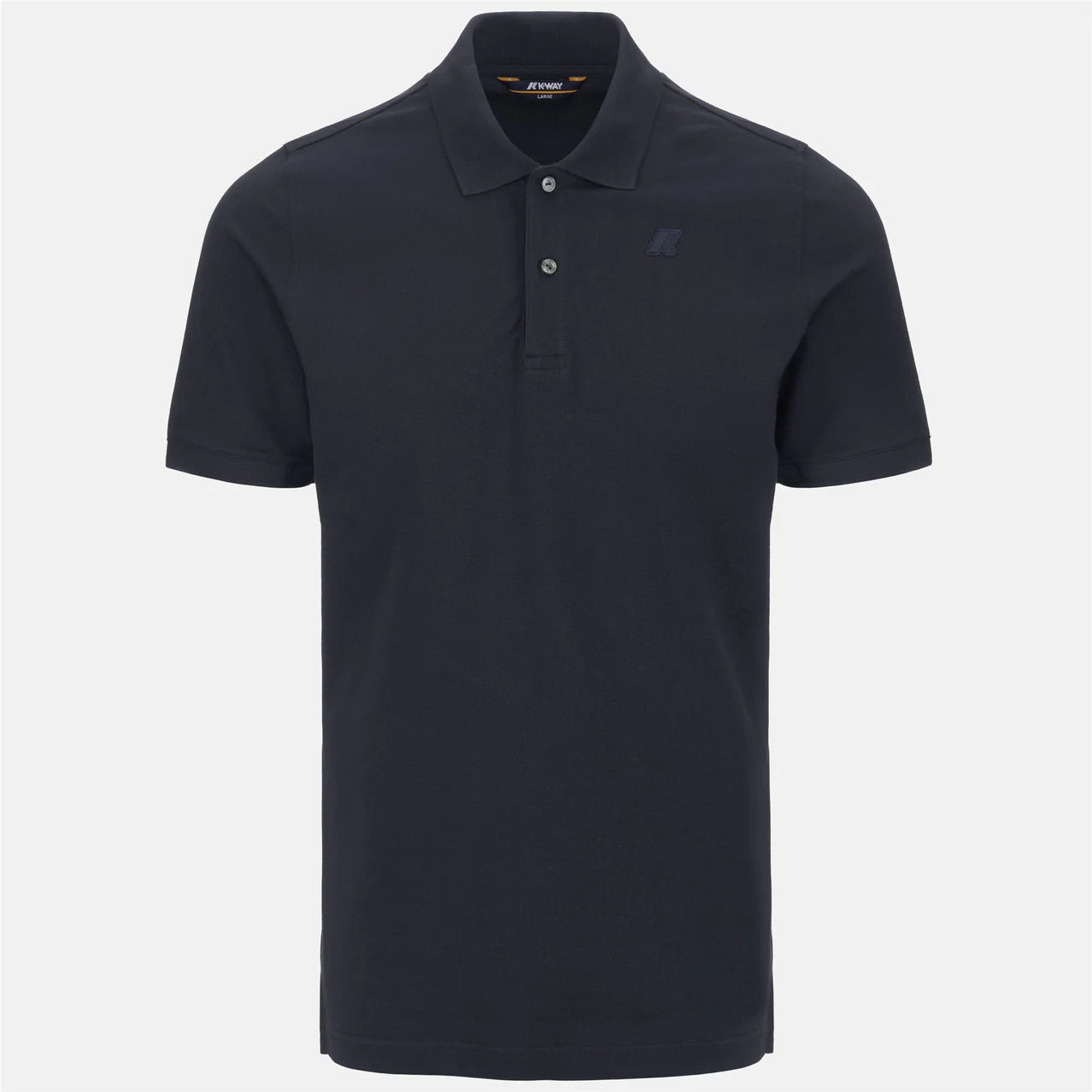 K-Way Polo in Cotone Pique' Uomo Amedee Pique Blue Depth