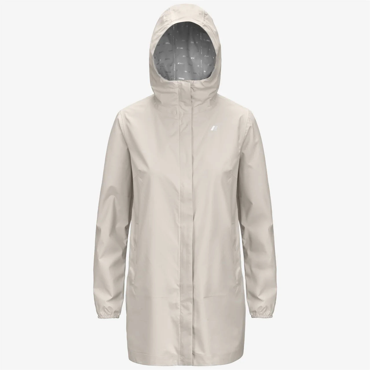 K-Way Giacca Impermeabile Sophie Stretch Dot Donna Beige LT