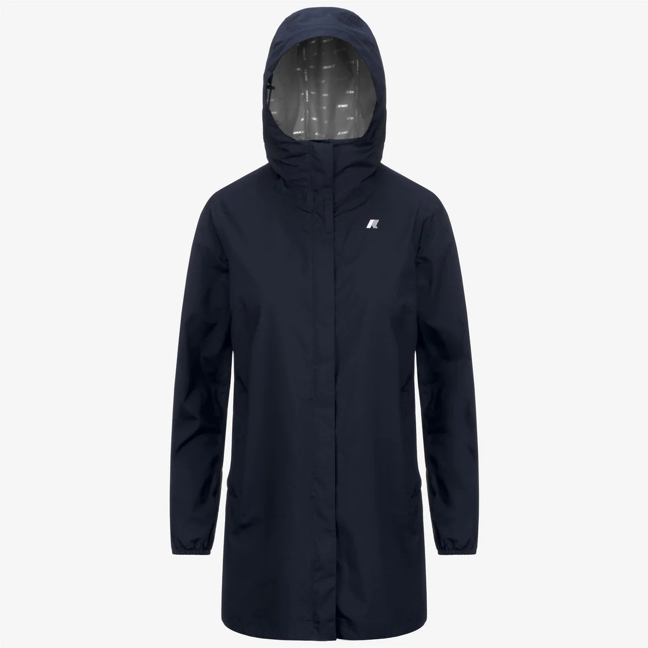 K-Way Giacca Impermeabile Sophie Stretch Dot Donna Blue Depth