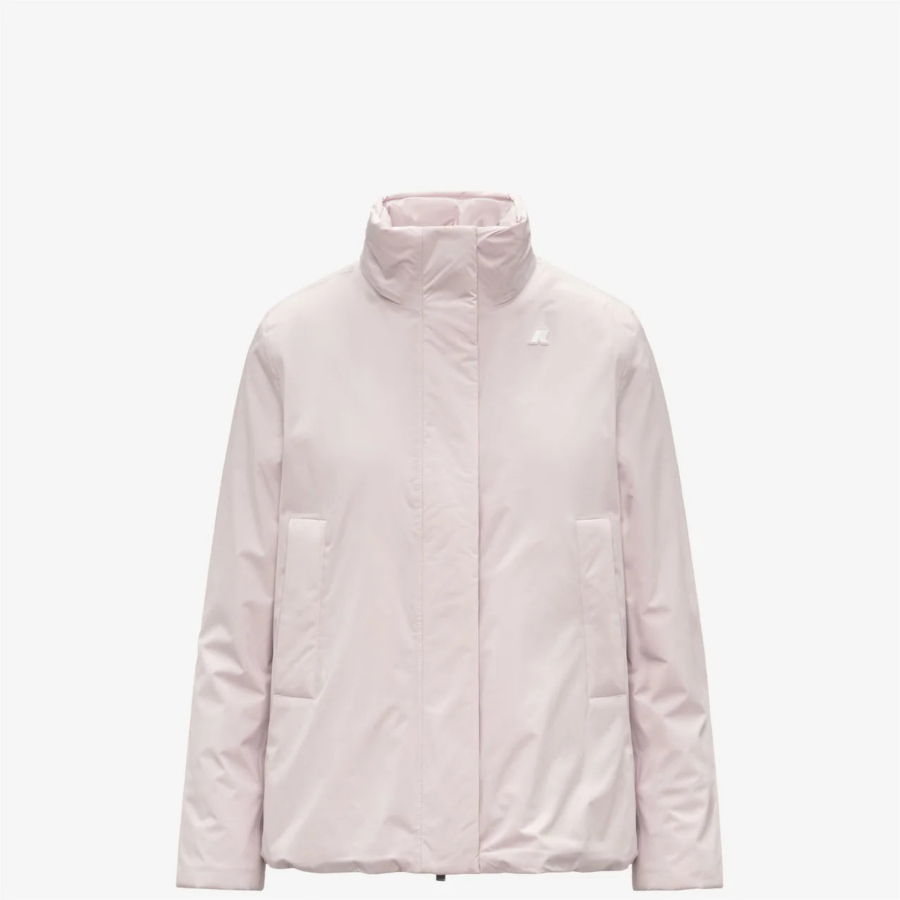 K-Way Giacca Corta con Fodera in Ecopelliccia Marlette Soft Touch Marmotta Donna Rose Hushed-Grey Goat