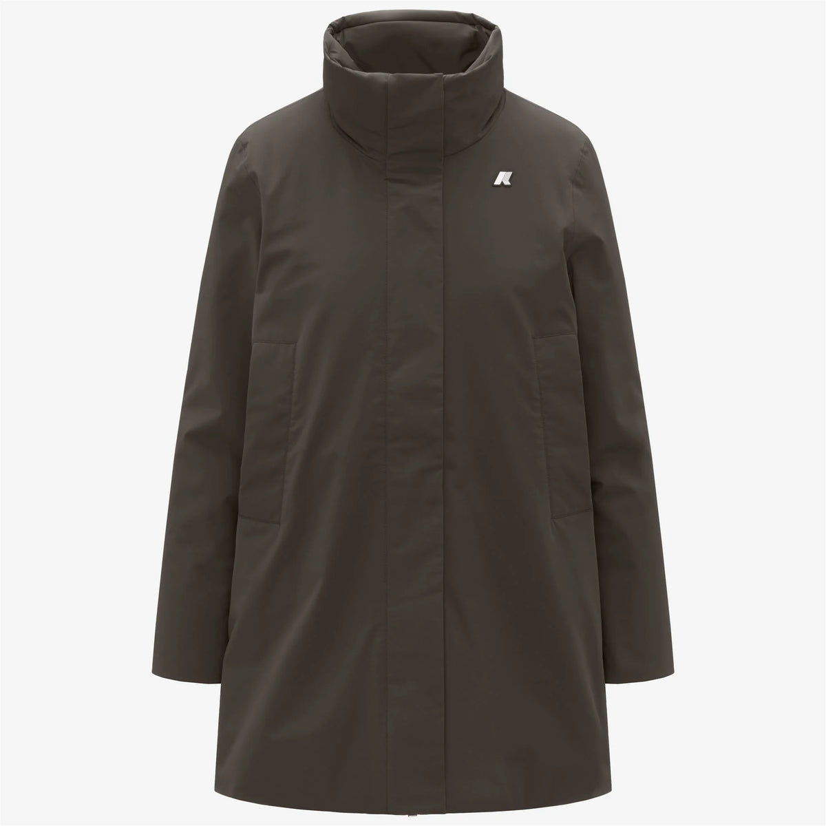K-Way Giacca Impermeabile Marla Donna Black Olive
