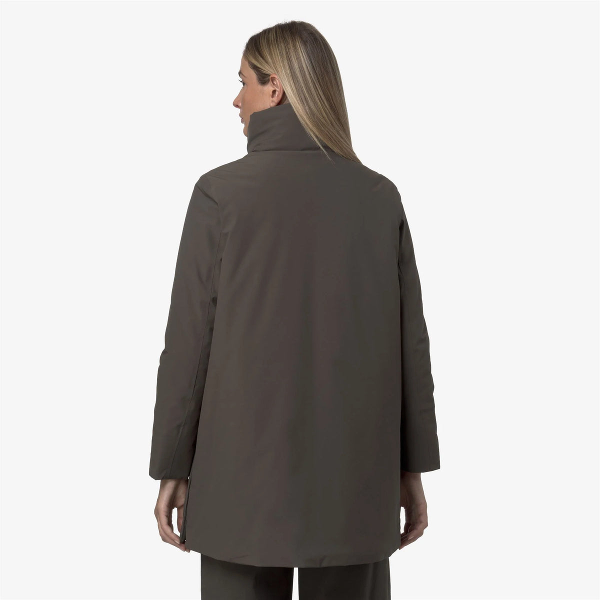 K-Way Giacca Impermeabile Marla Donna Black Olive