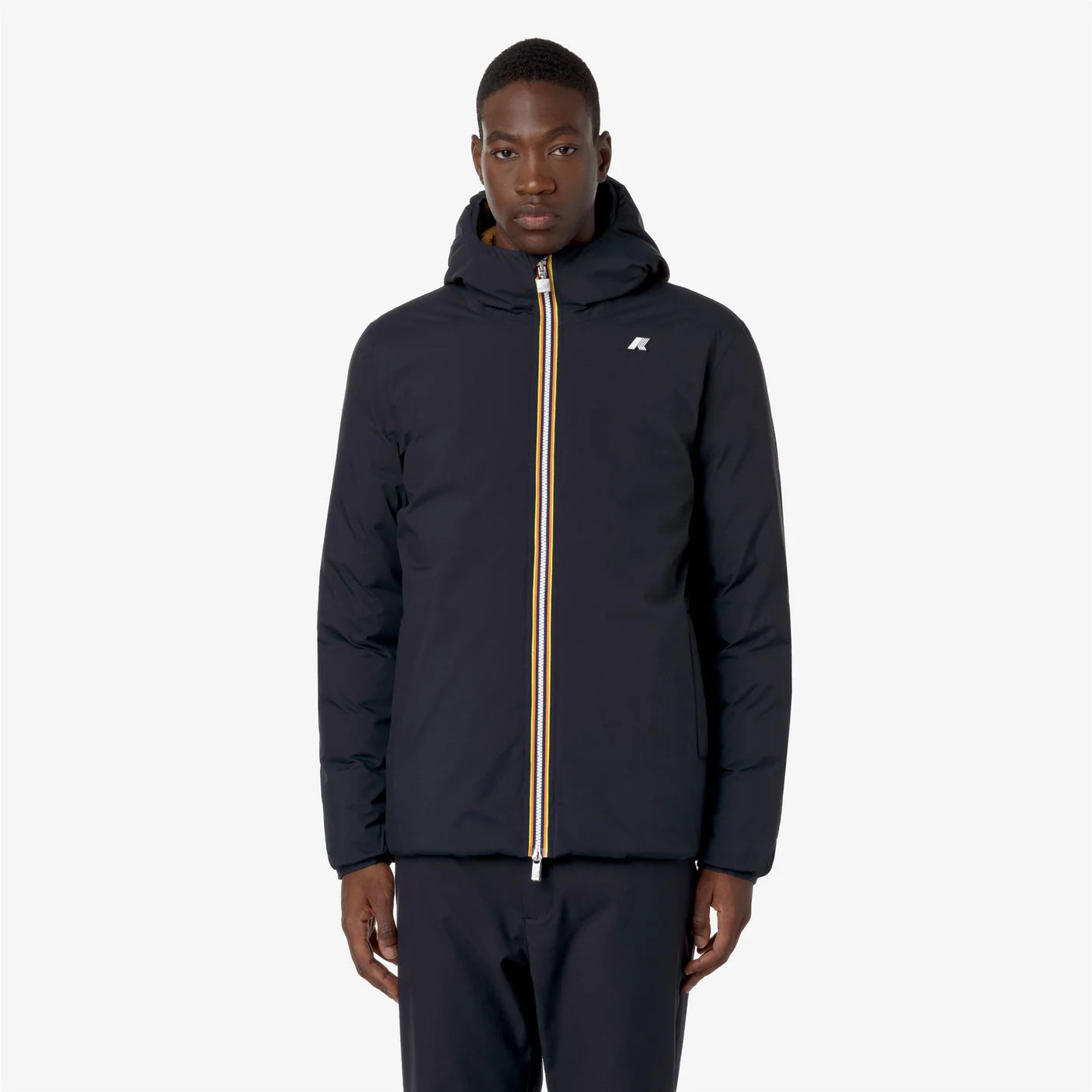 K-Way Giacca Uomo Jack Eco Stretch Thermo Double Blue Depth, Yellow