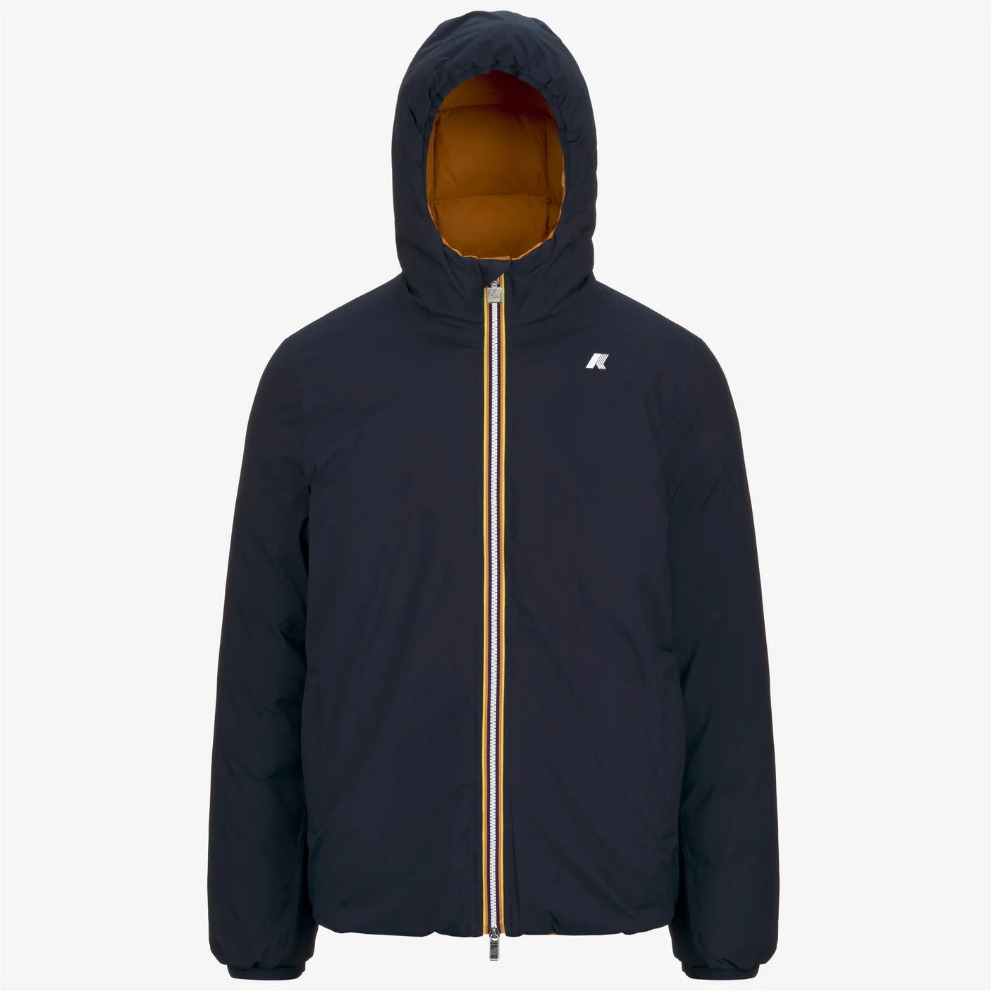 K-Way Giacca Uomo Jack Eco Stretch Thermo Double Blue Depth, Yellow