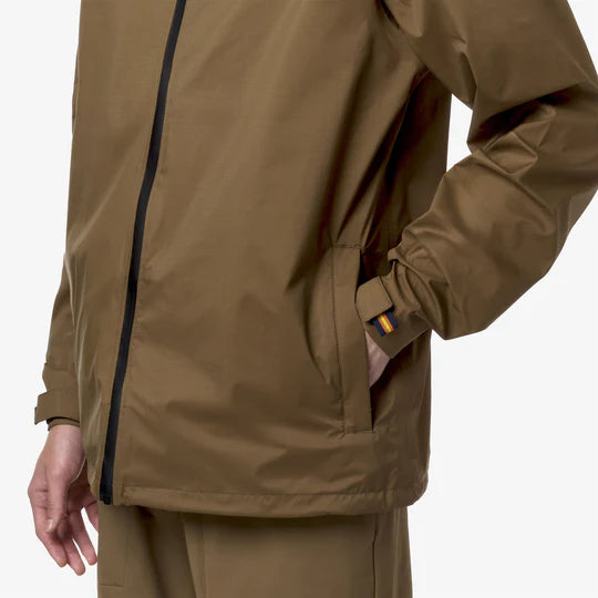 K-Way Giubbetto in Nylon Charmel Travel Uomo Brown Corda
