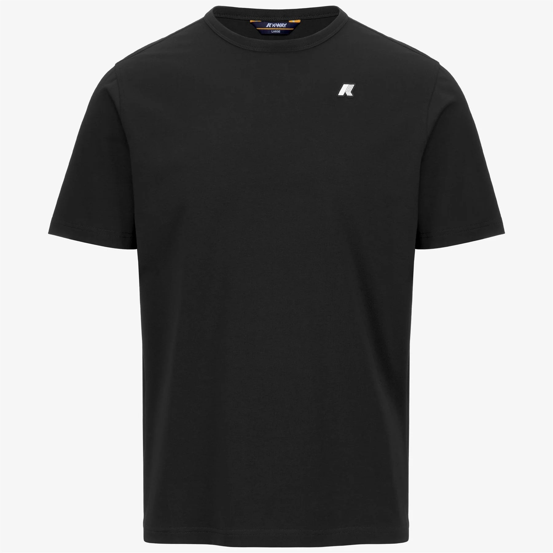 K-Way T-Shirt in Cotone Adame Uomo Nero