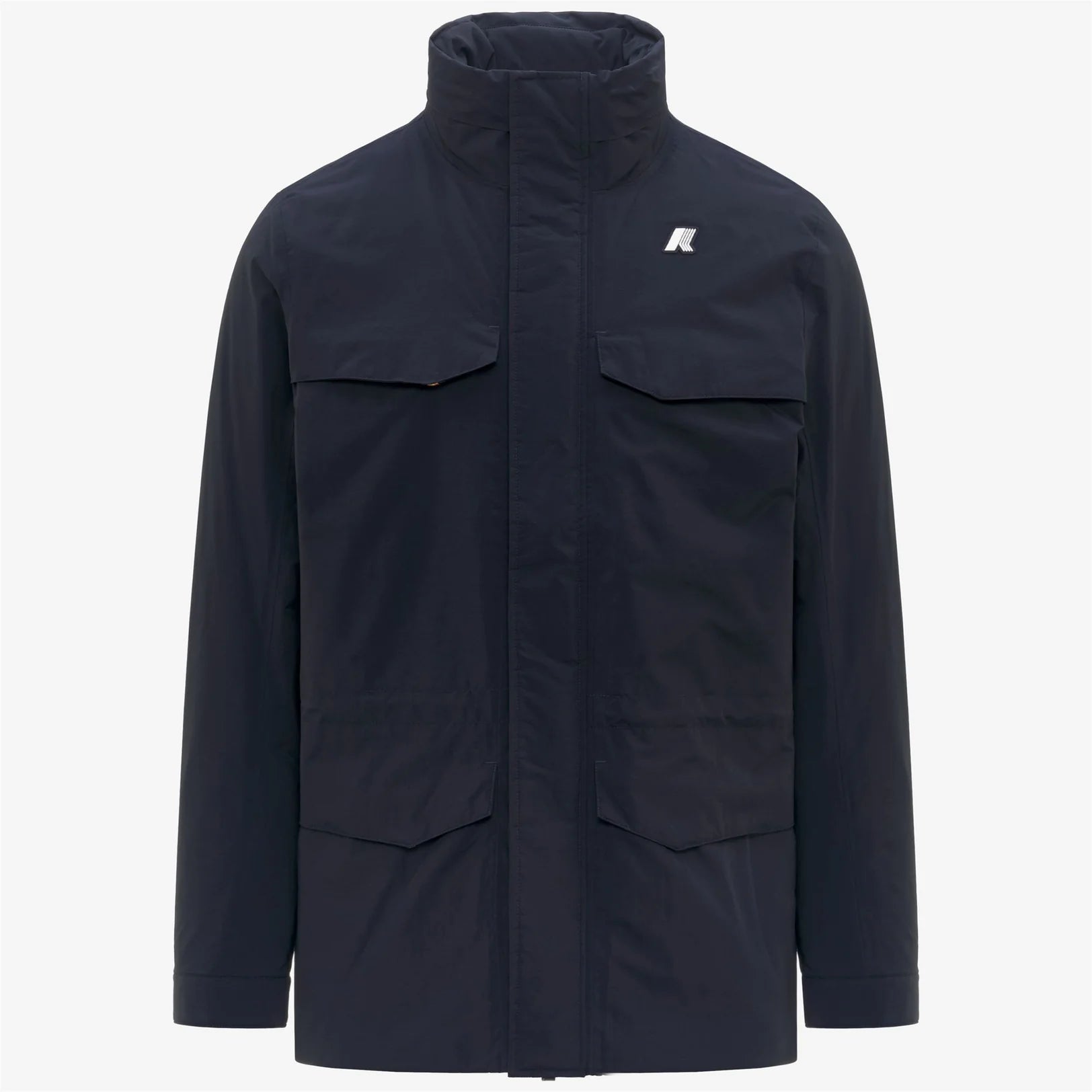 K-Way Giacca Impermeabile con Cappuccio Manuel Warm Ottoman Uomo Blue Depth