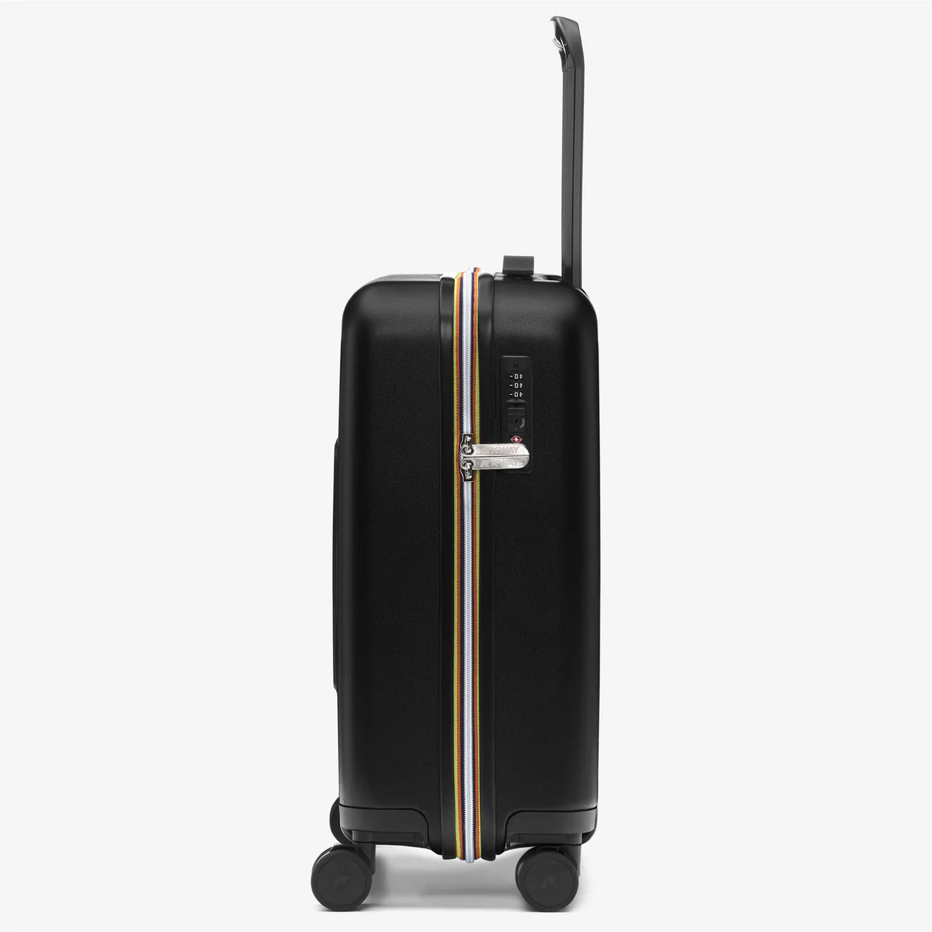 K-Way Valigia Trolley in Policarbonato Eudoxie Logo Unisex Black Pure