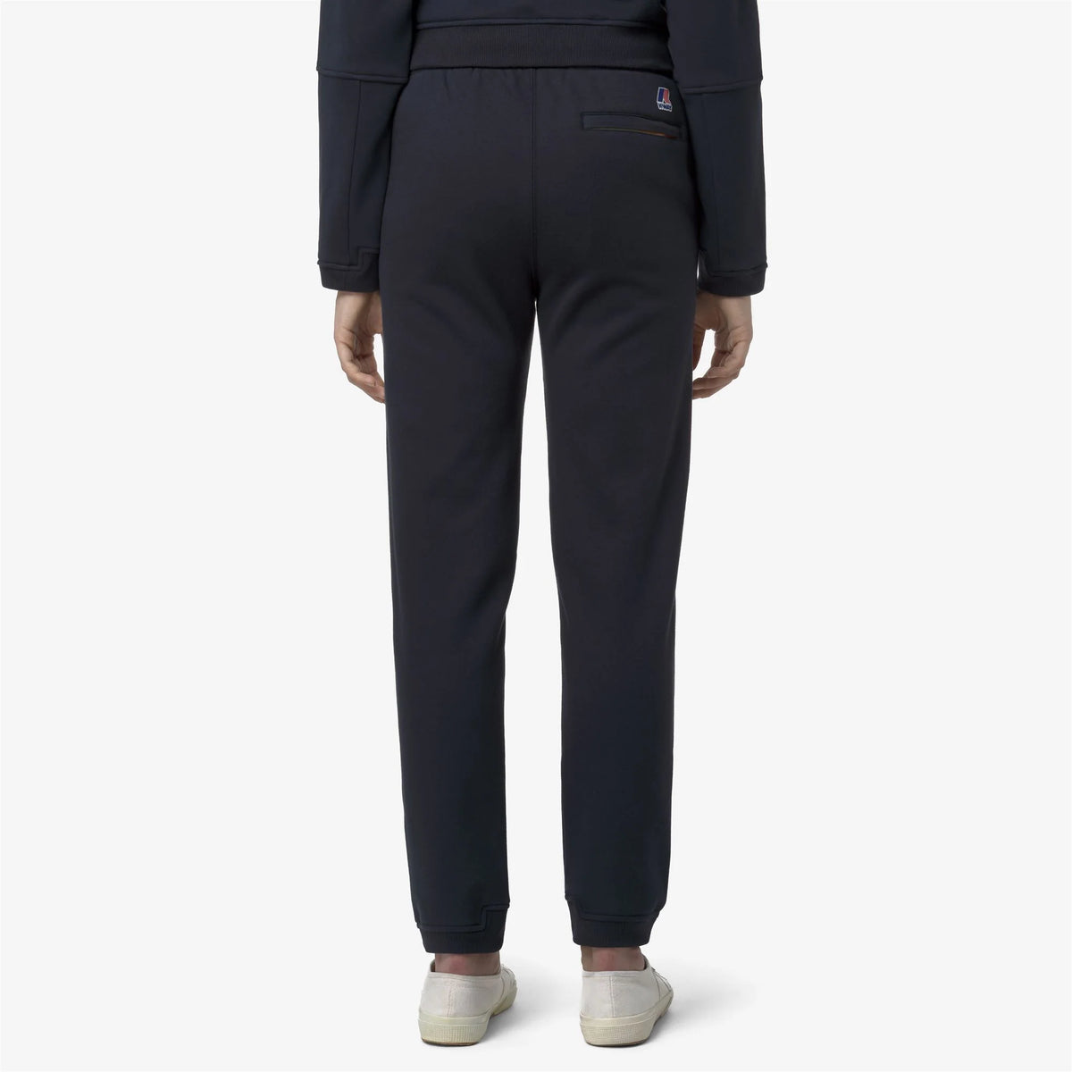 K-Way Pantaloni in Pile Philibert Brushed PC Unisex Blue Depth