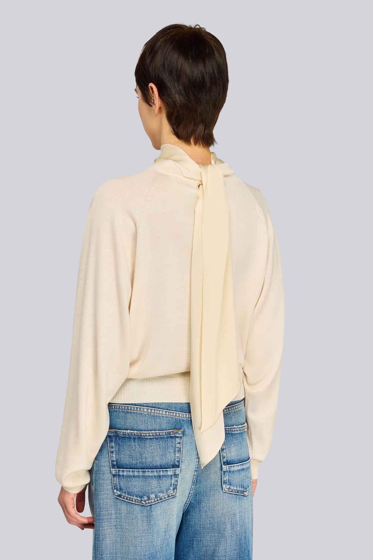 Semicouture Maglia in Lana Kathi Donna Burro