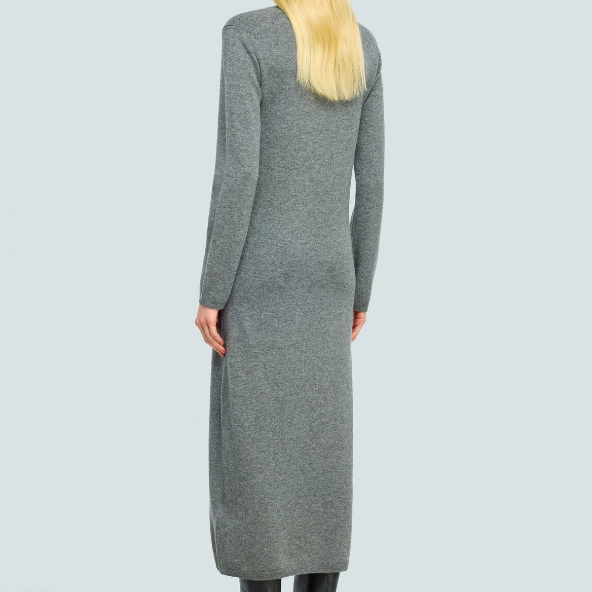 Semicouture Abito in Misto Cashmere Donna Brenda Grigio
