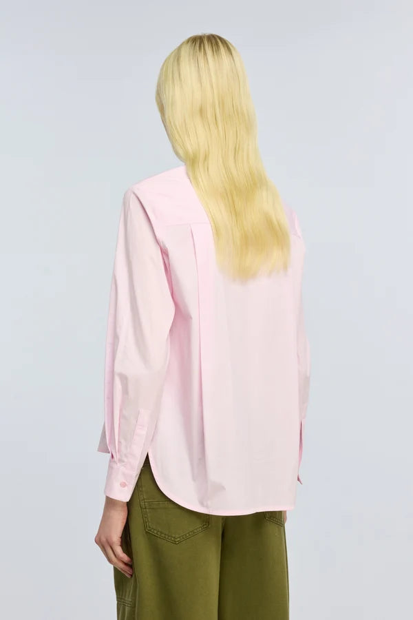 Semicouture Blusa in Cotone Rosaline Donna Rosa Baby