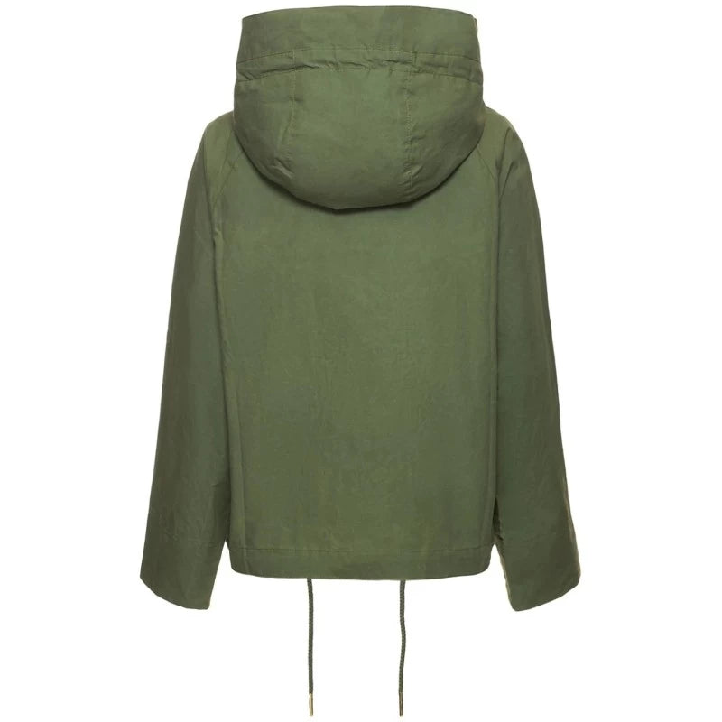 Barbour Giacca in Cotone Impermeabile Nith Donna Verde