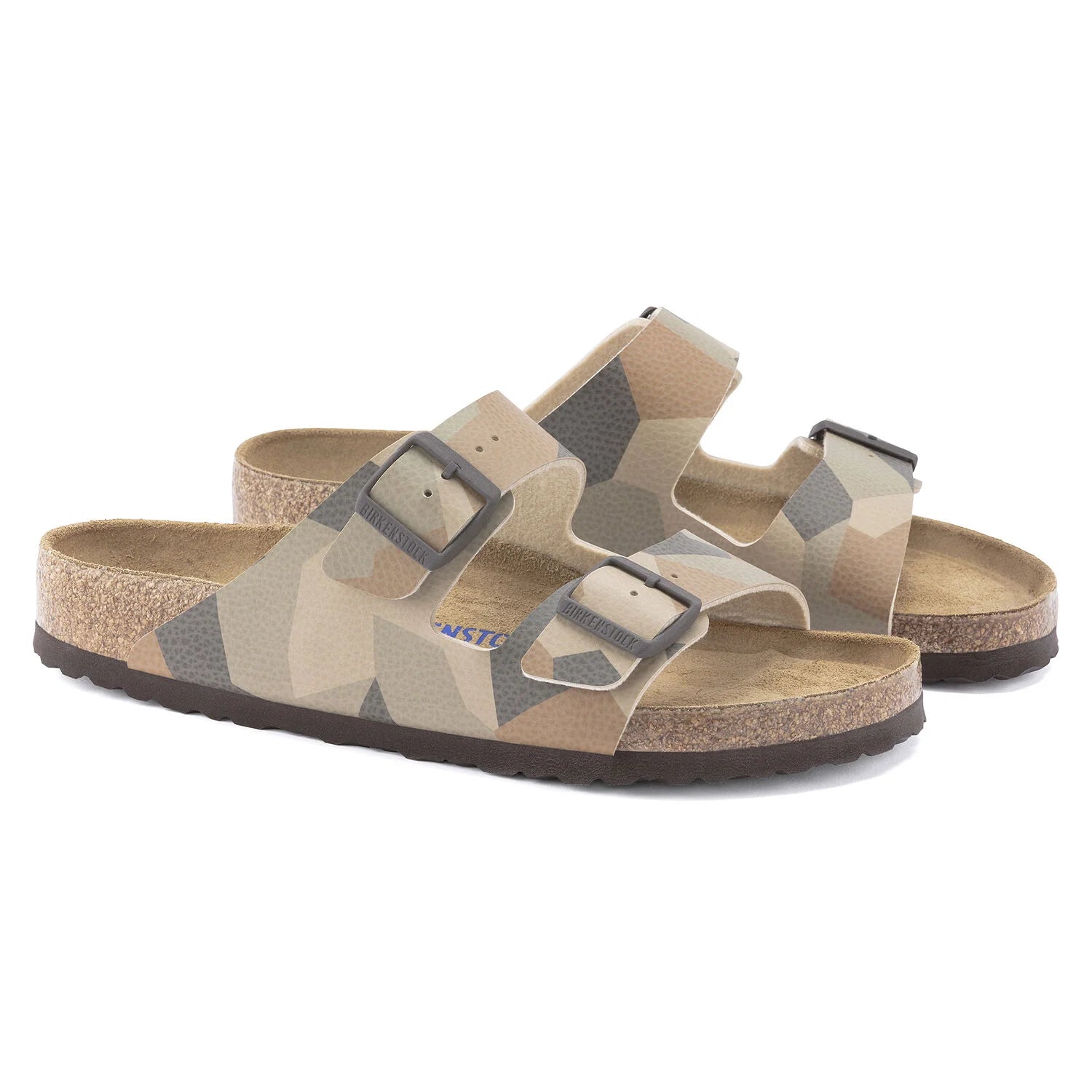 Birkenstock Sandalo in Birko-Flor Arizona Uomo Camo Core